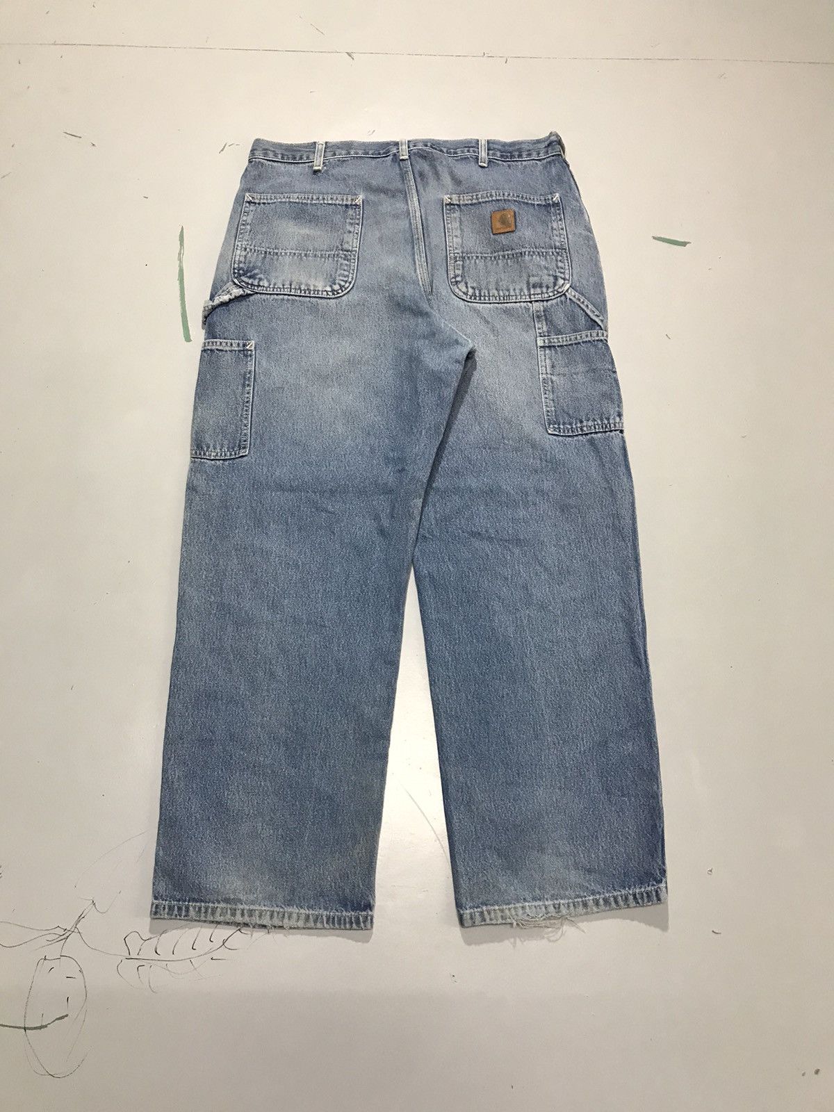 Carhartt Vintage Carhartt B13 DST carpenter workwear Size US 34 / EU 50 - 2 Thumbnail