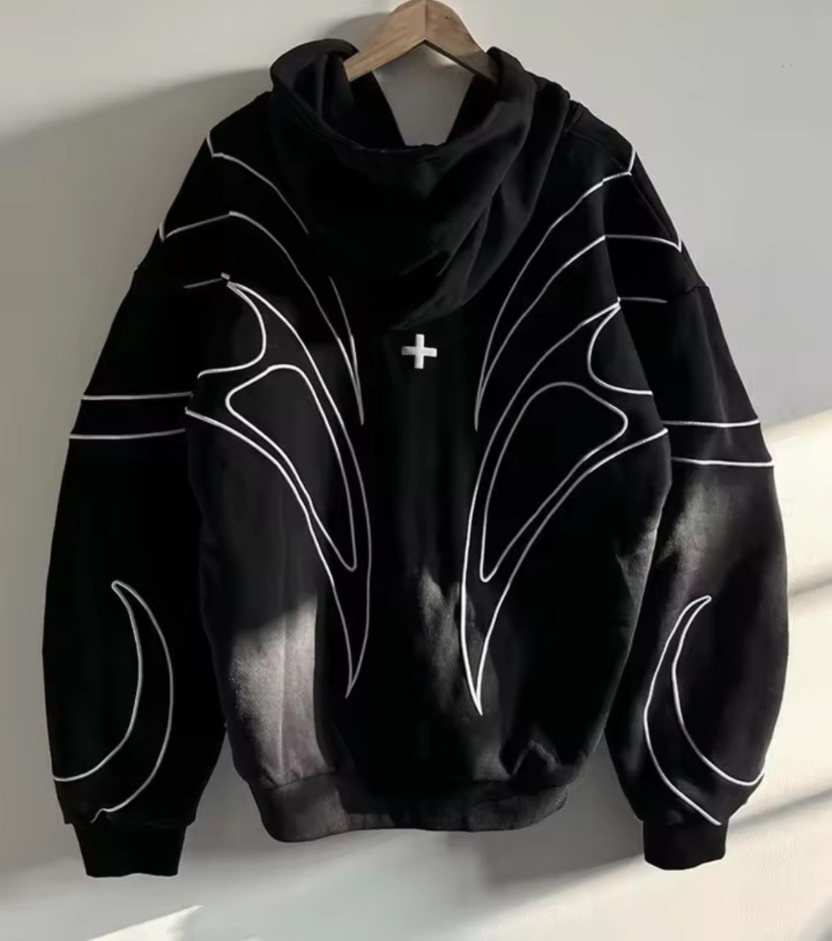 Other High Street Fashion Stripe Embroidery Double Zipper Hoodies Size US M / EU 48-50 / 2 - 2 Thumbnail