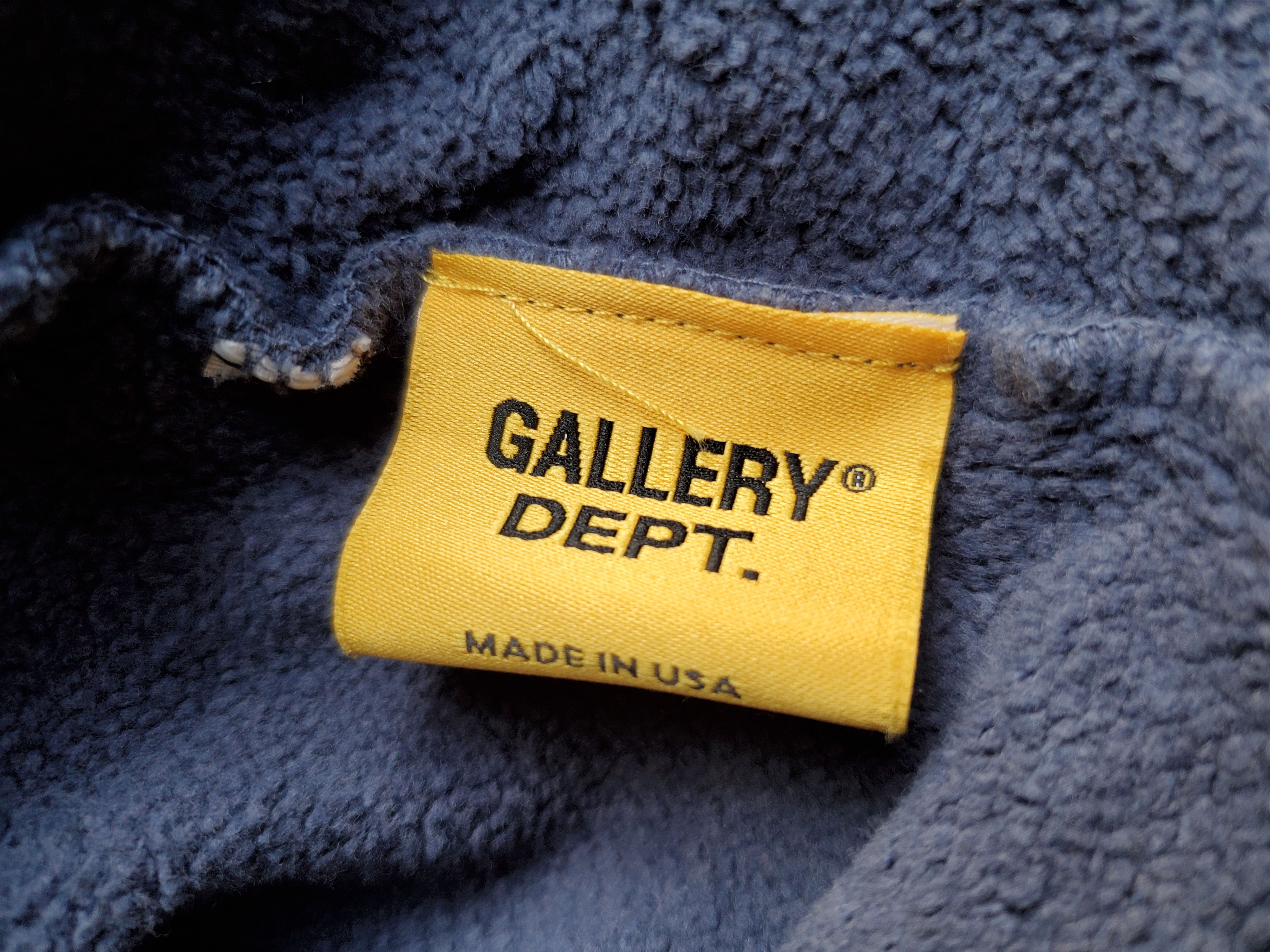 Gallery Dept. Gallery Dept. Sun Faded Zip Up Hoodie Navy Size US M / EU 48-50 / 2 - 7 Thumbnail