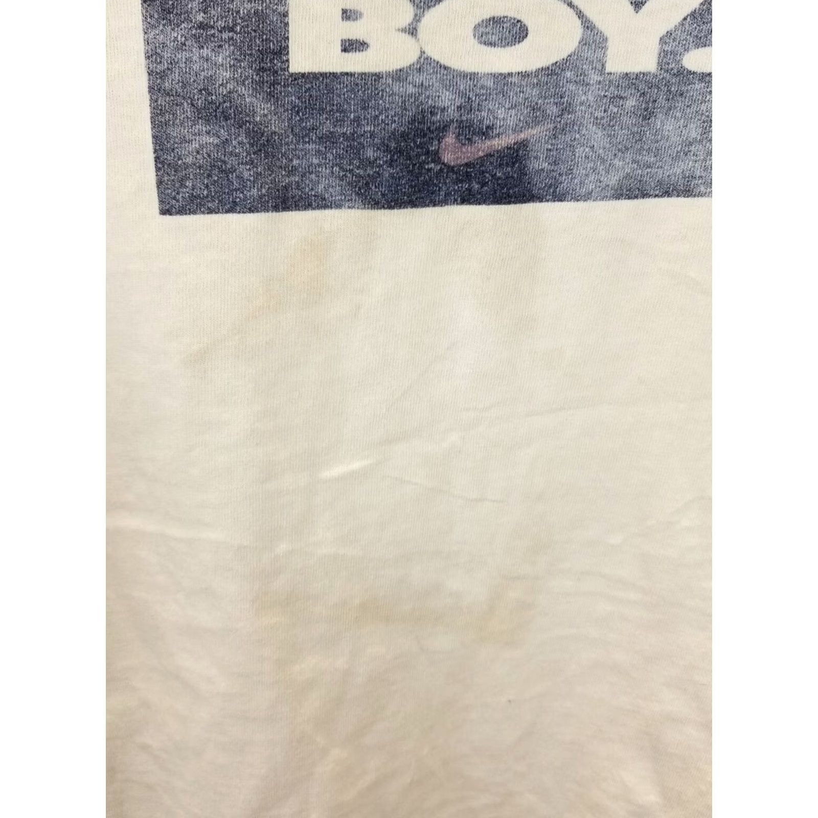Nike VINTAGE 90' Nike T-Shirt YOU SERVE BIG BOY FADED WHITE SZ LARGE Mens Size US L / EU 52-54 / 3 - 8 Thumbnail
