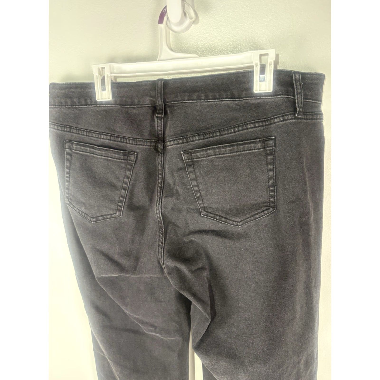 Torrid Torrid Black Wash Perfect Wide Leg Vintage Stretch Distressed Jeans Womens Size 10 Size 32" / US 10 / IT 46 - 5 Thumbnail