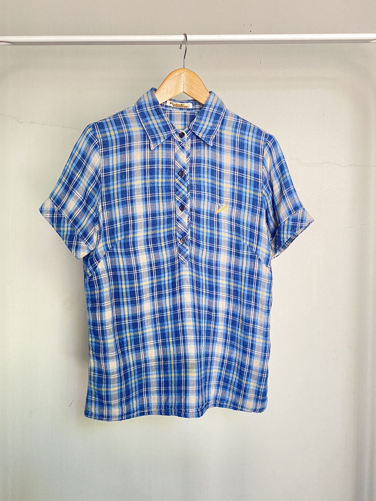 Hysteric Glamour Hysteric Glamour Blue Plaid Button-Up Shirt. Size S / US 4 / IT 40 - 11 Thumbnail