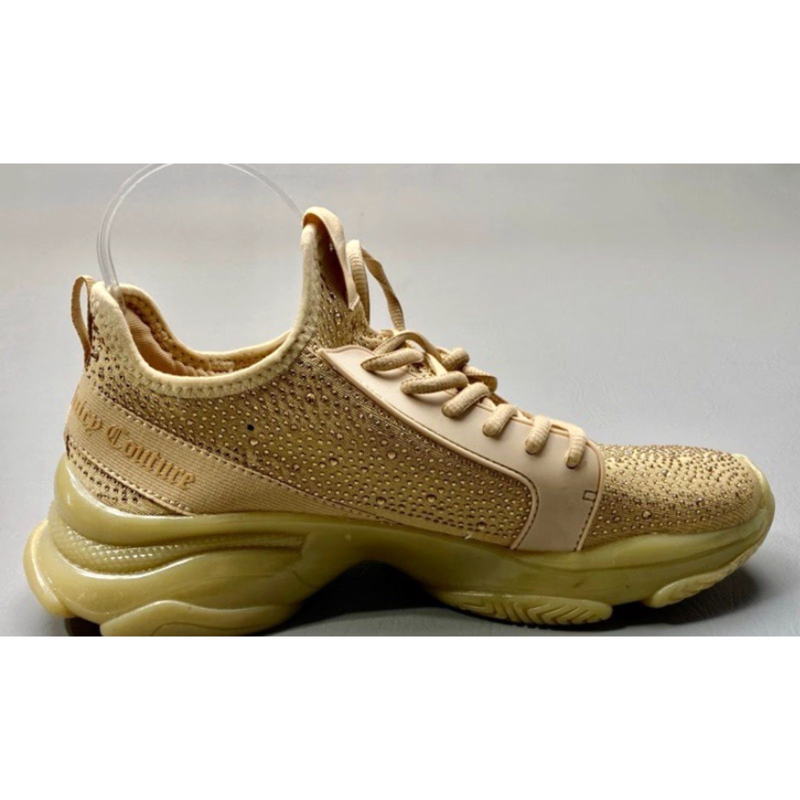 Juicy Couture Juicy Couture Adana Sneakers Womens Size 10 Natural With Rhinestones 1360 Size US 8 / IT 38 - 3 Thumbnail