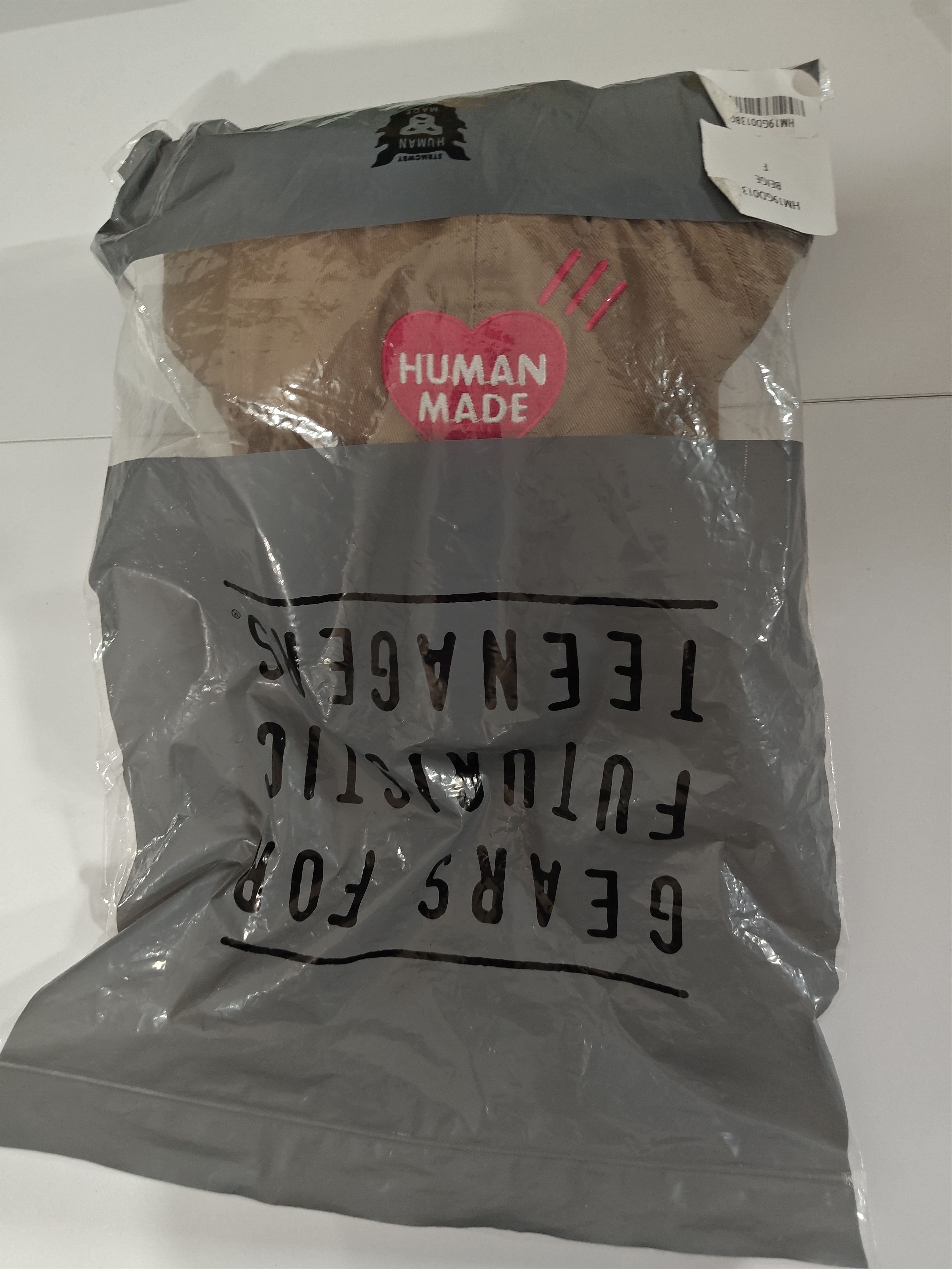 Human Made Human Made Embroidered Heart hat Beige Size ONE SIZE - 4 Thumbnail