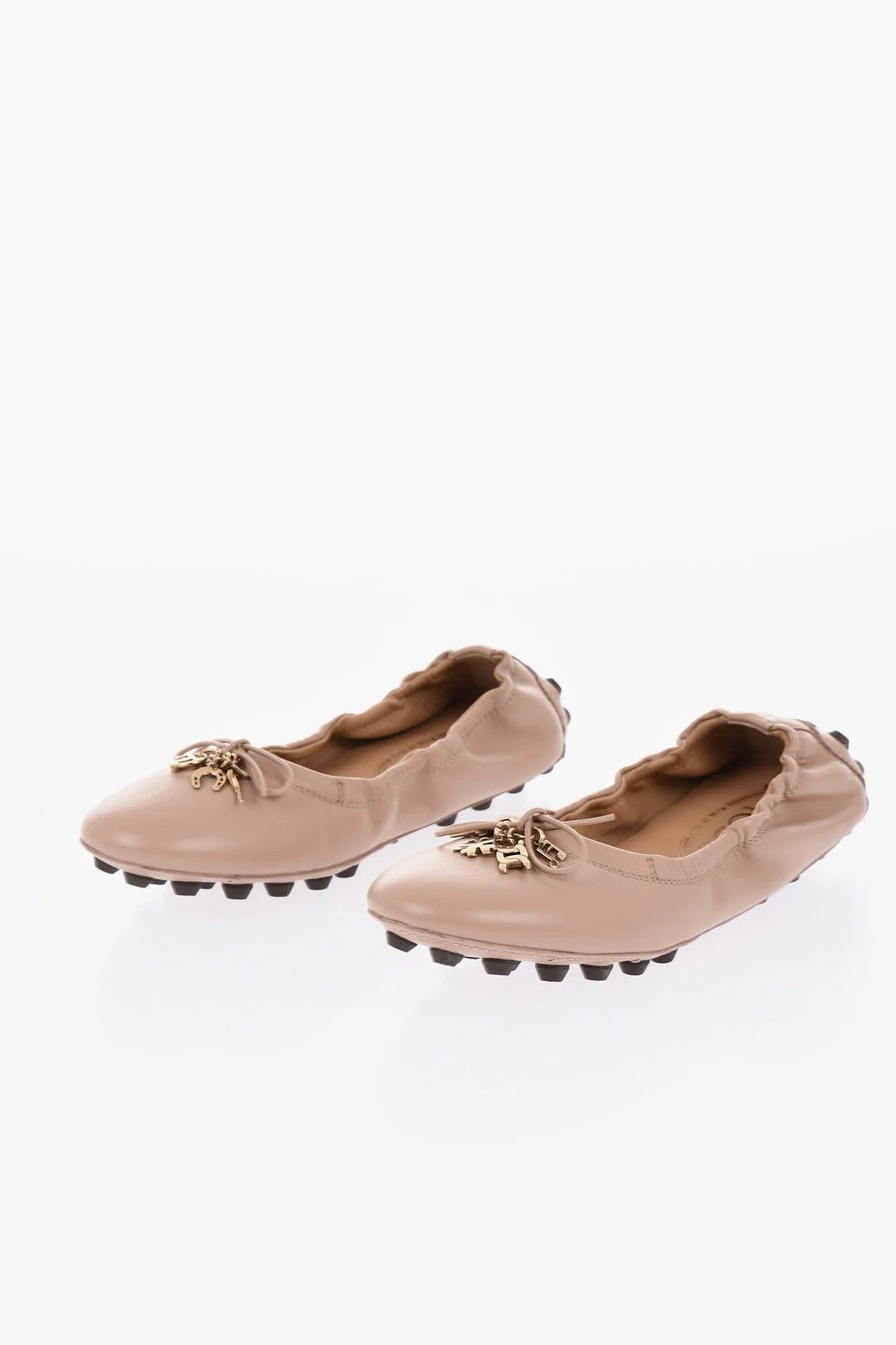 Tod's og1mm0426 Leather Ballerinas in Pink Size US 6 / IT 36 - 3 Thumbnail