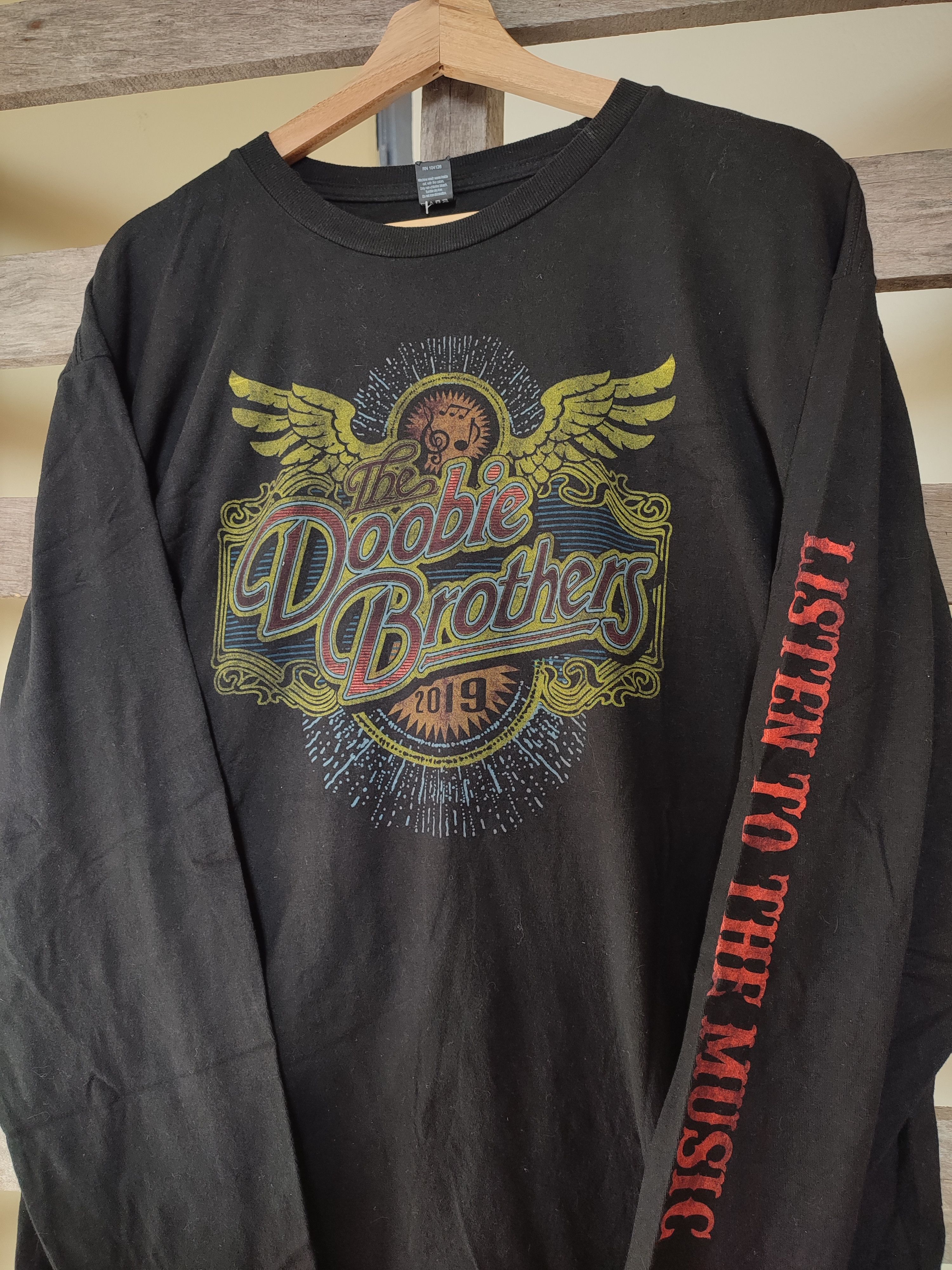 The Doobie Brothers 2019 Tour Black Long Sleeve