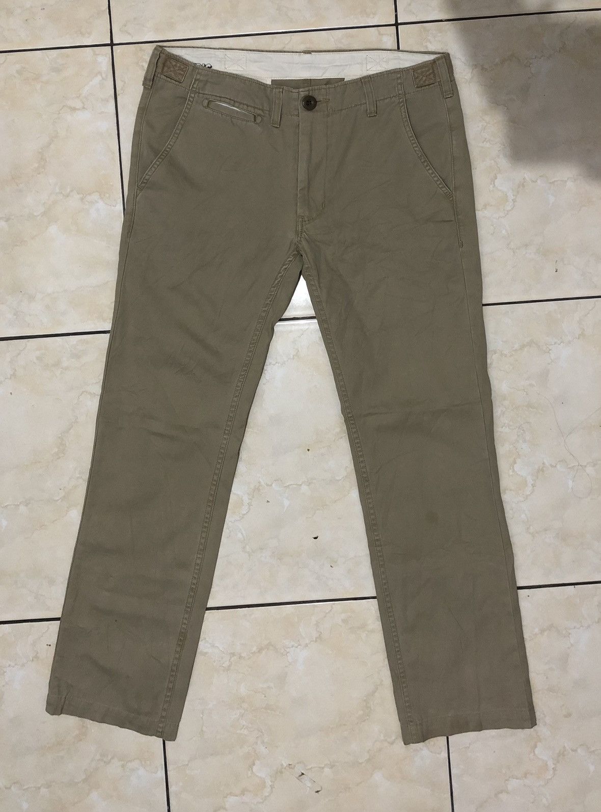 Hysteric Glamour Rare Hysteric Glamour Original Work Wear Chinos Khaki Beige Size US 33 - 1 Thumbnail