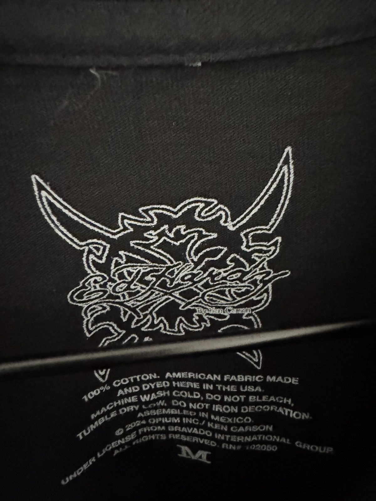Ed Hardy × Ken Carson Ken Carson Ed Hardy Complexcon Hardcore Tee Black Size US M / EU 48-50 / 2 - 7 Thumbnail