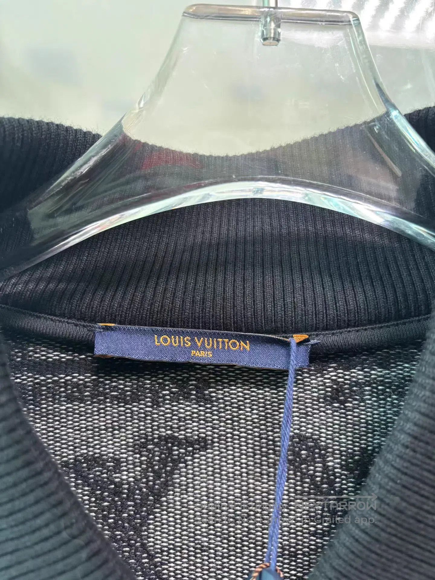 Louis Vuitton Black Printed Bomber Jacket with White Graphics. Size US XXL / EU 58 / 5 - 7 Thumbnail