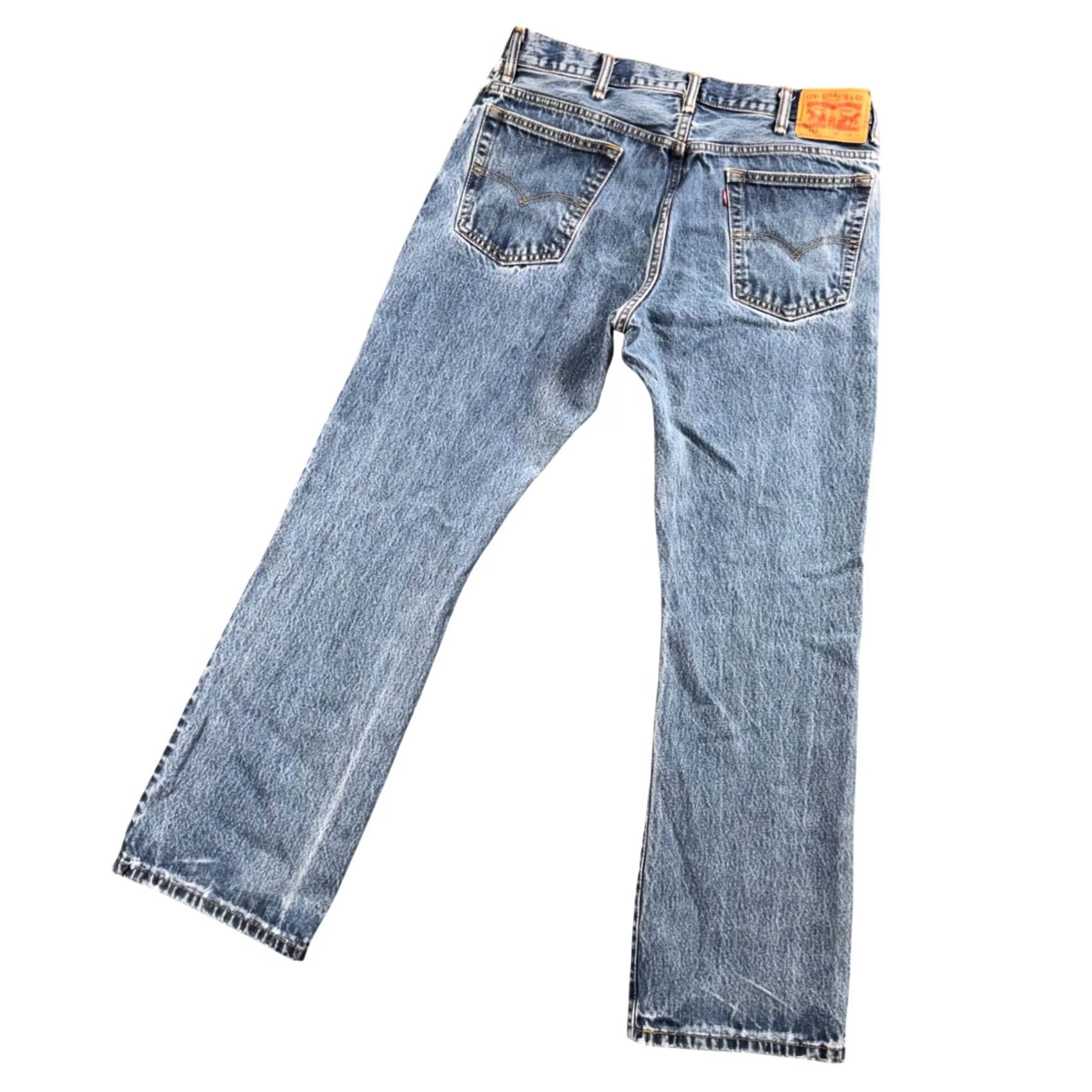 Levi's Levi's 517 Jeans Men 36x30 Bootcut Workwear Western Denim Distressed Size US 36 / EU 52 - 3 Thumbnail