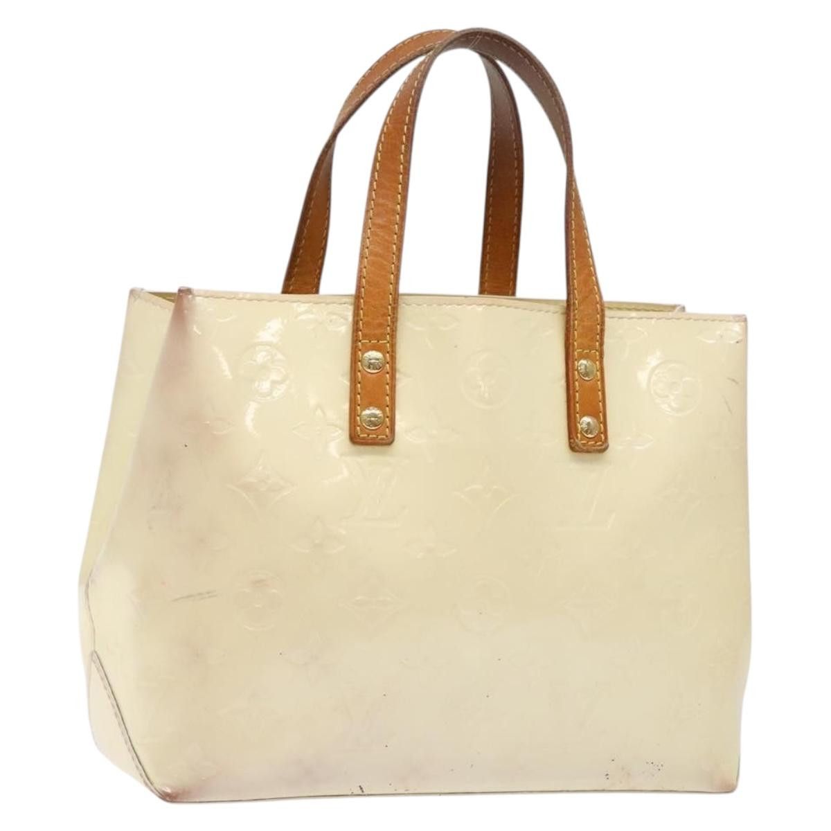 Louis Vuitton LOUIS VUITTON Monogram Vernis Reade PM Hand Bag Perle M91336 Size ONE SIZE - 1 Thumbnail