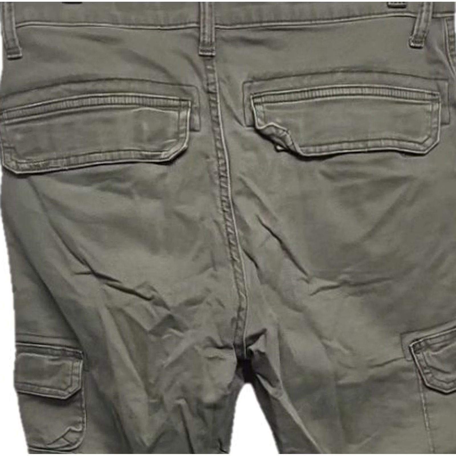 Wrangler Wrangler Cargo Pants Men Olive Green Slim Tapered Army Military Flat Front 30in Inseam 29in Pocket Cotton Twill Reserved Regular Size Type Pants Size US 30 / EU 46 - 6 Thumbnail