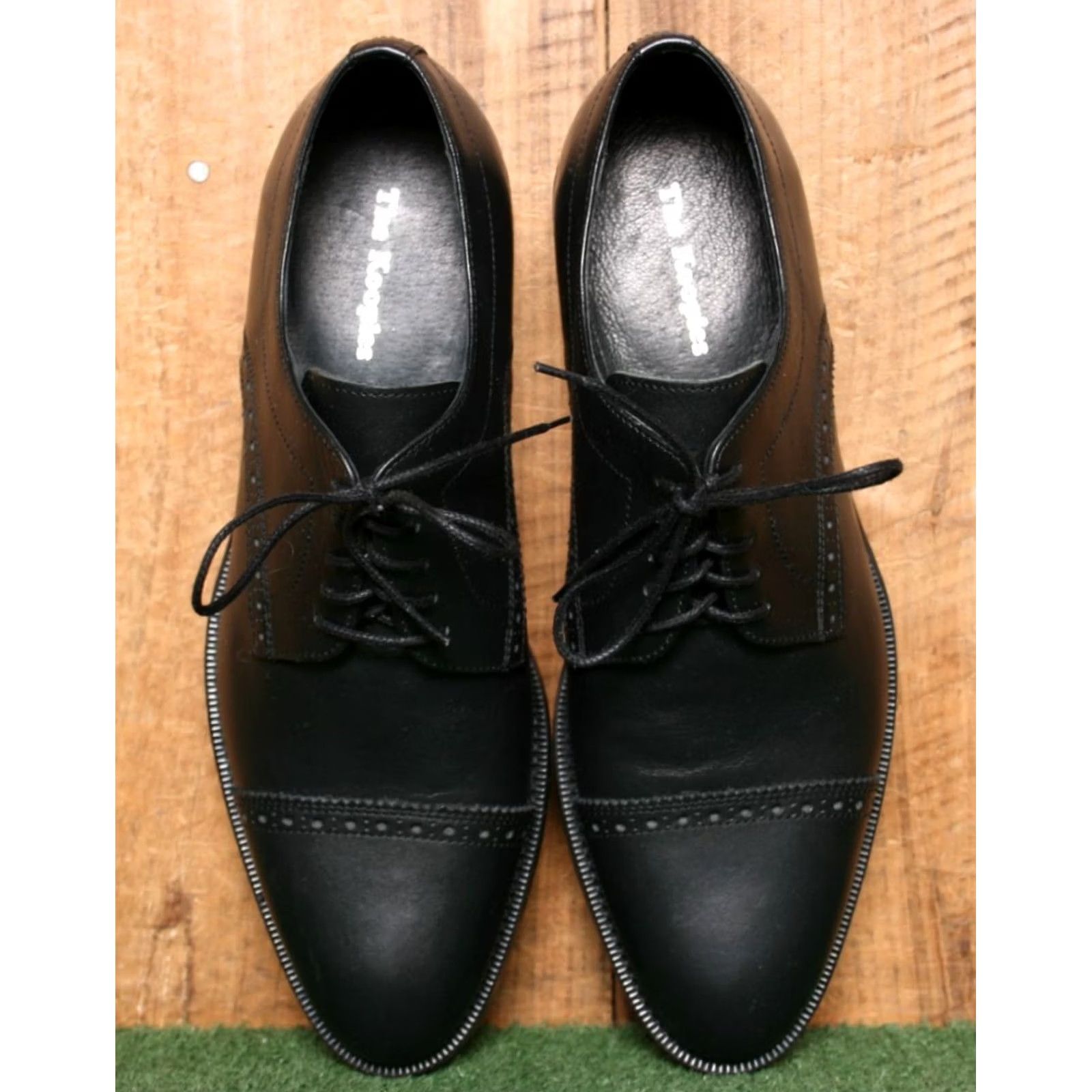 The Kooples VINTAGE The Kooples Black Leather Derby Shoes Cap Toe Mens 7-7.5 40 Leather Derby Shoes Men Black 40US 7-7.5 US 7-7.5 Mens Shoes Derby Cap Toe Size ONE SIZE - 4 Thumbnail