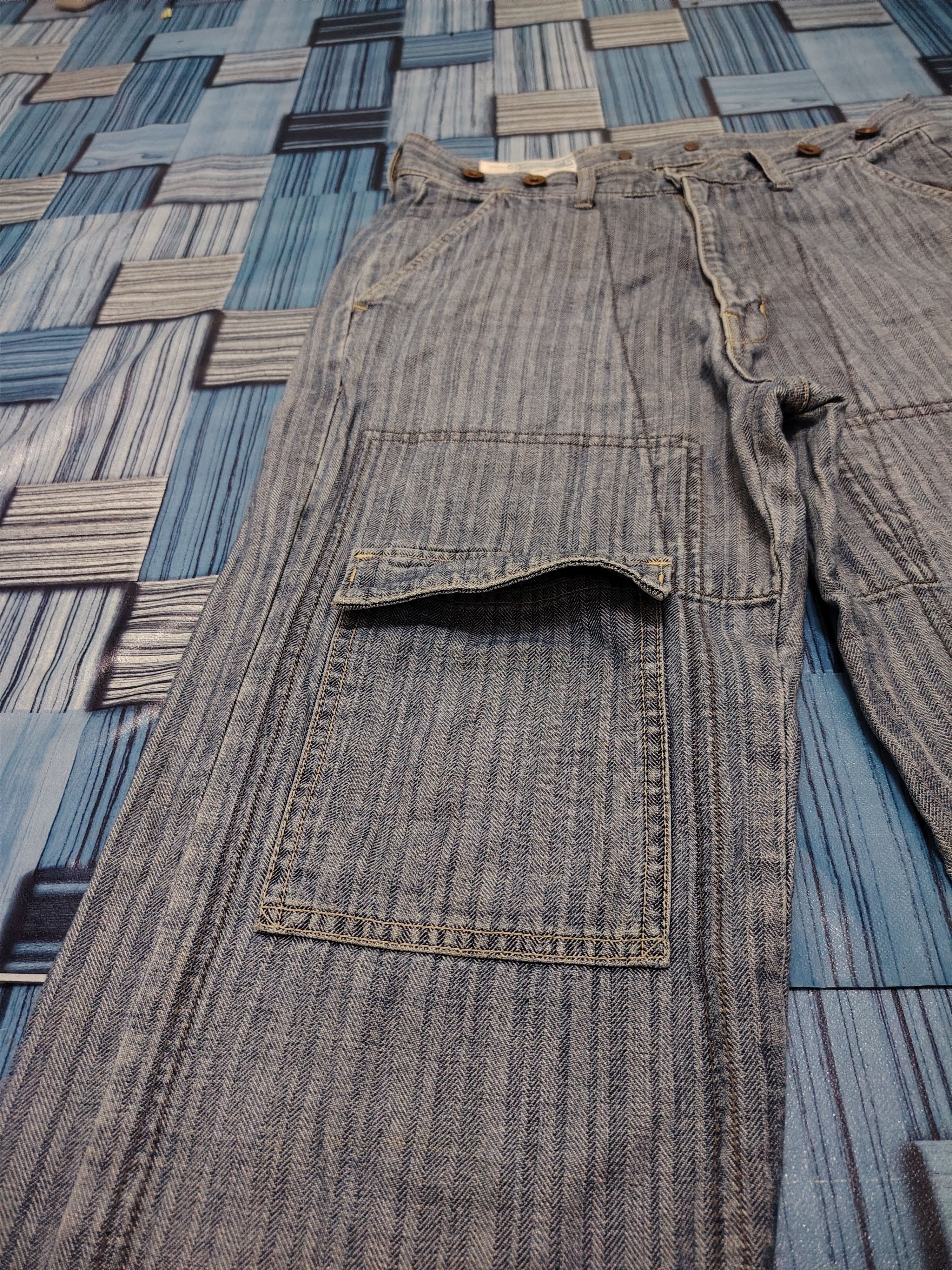 Japanese Brand Japanese Made Of Works Ciaopani-c Distressed Worker pants Size US 30 / EU 46 - 7 Thumbnail