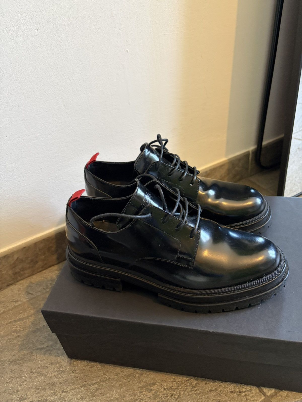 424 424 Low Top Derby Black Size 40 Size US 7 / EU 40 - 5 Thumbnail