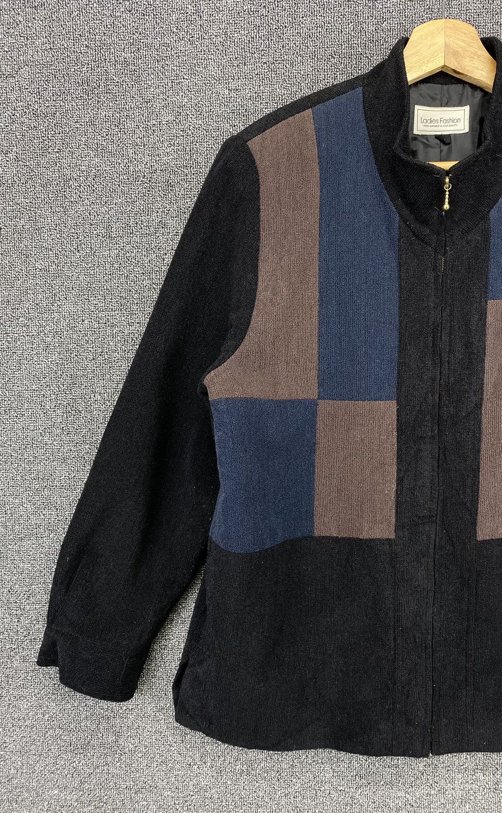 Vintage Vintage Ladies Fashion Japanese Knitted Style Jacket Size L / US 10 / IT 46 - 3 Thumbnail