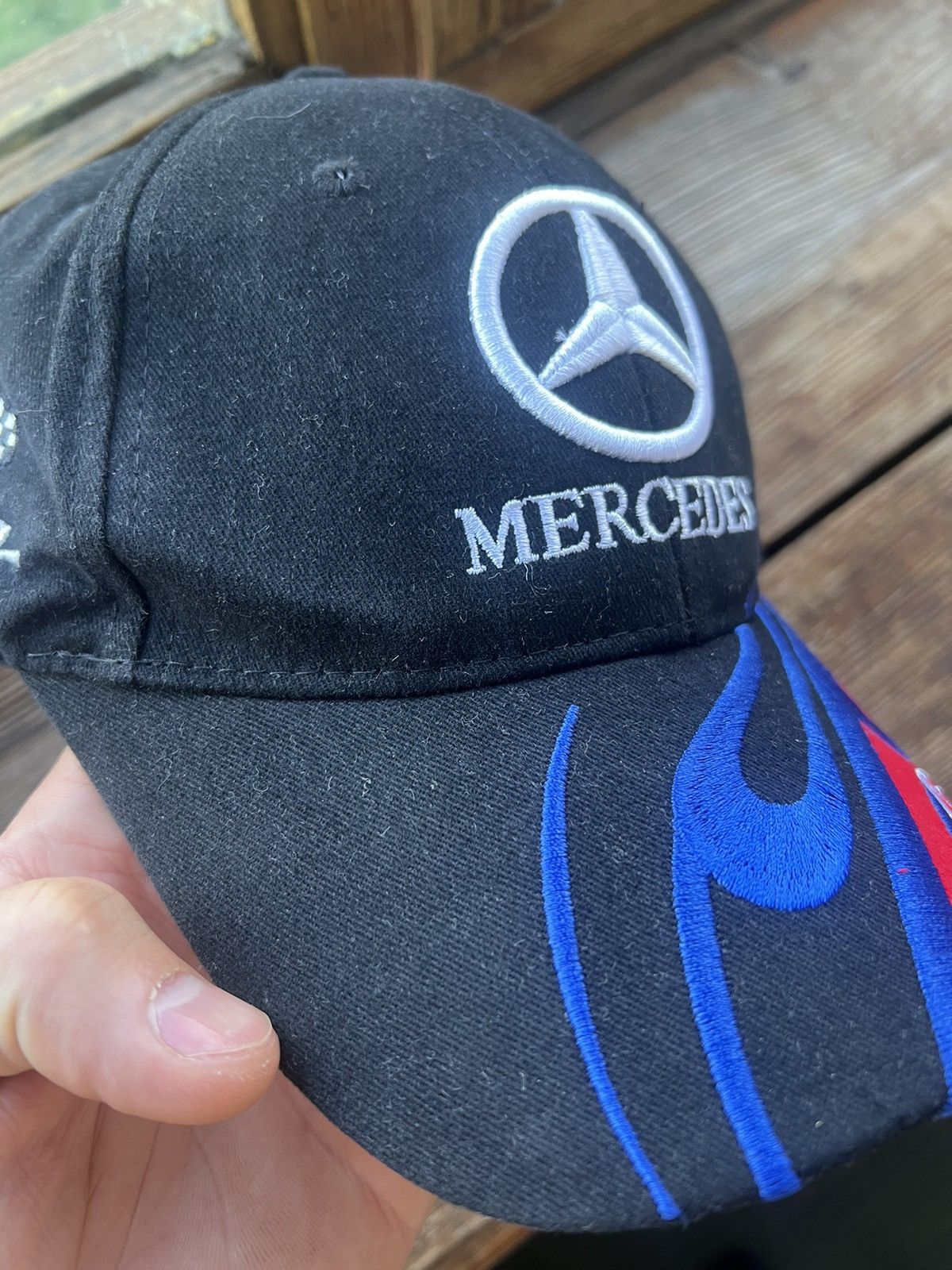 Vintage Vintage Mercedes Benz Racing Trucks Trucker Hat Y2K Size ONE SIZE - 11 Thumbnail