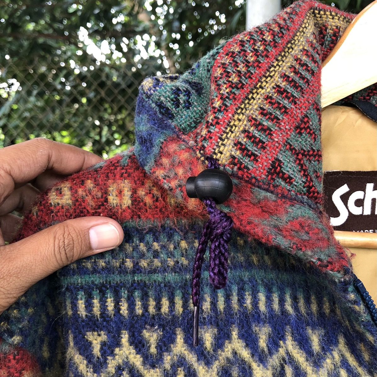 Schott VTG Schott NYC Wool Navajo Blanket Bomber Jacket Made In 🇺🇸 Size US M / EU 48-50 / 2 - 10 Thumbnail