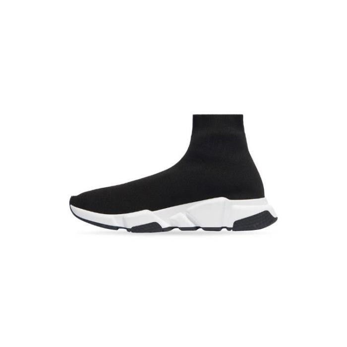 Balenciaga o1w1db10126 Speed Graffiti Sneakers in Black Size US 11 / EU 44 - 3 Thumbnail