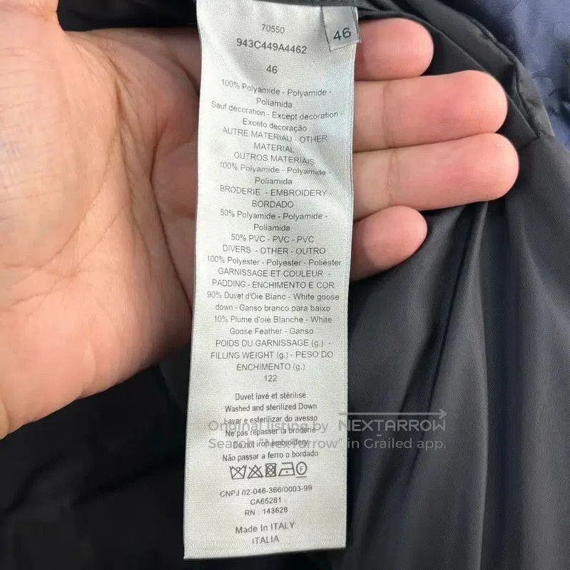 Other Dior Men's Dark Blue Nylon Puffer Jacket . Size US L / EU 52-54 / 3 - 5 Thumbnail