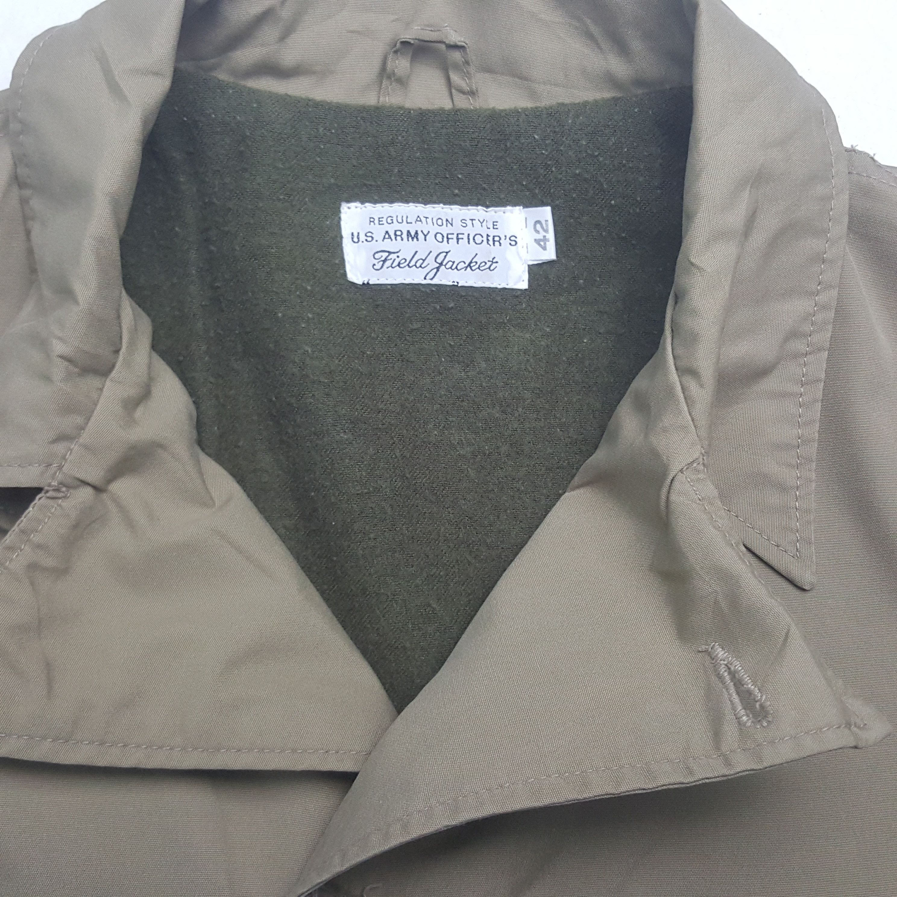 Japanese Brand Vintage Army Officers Army Green Jacket Size US L / EU 52-54 / 3 - 6 Thumbnail