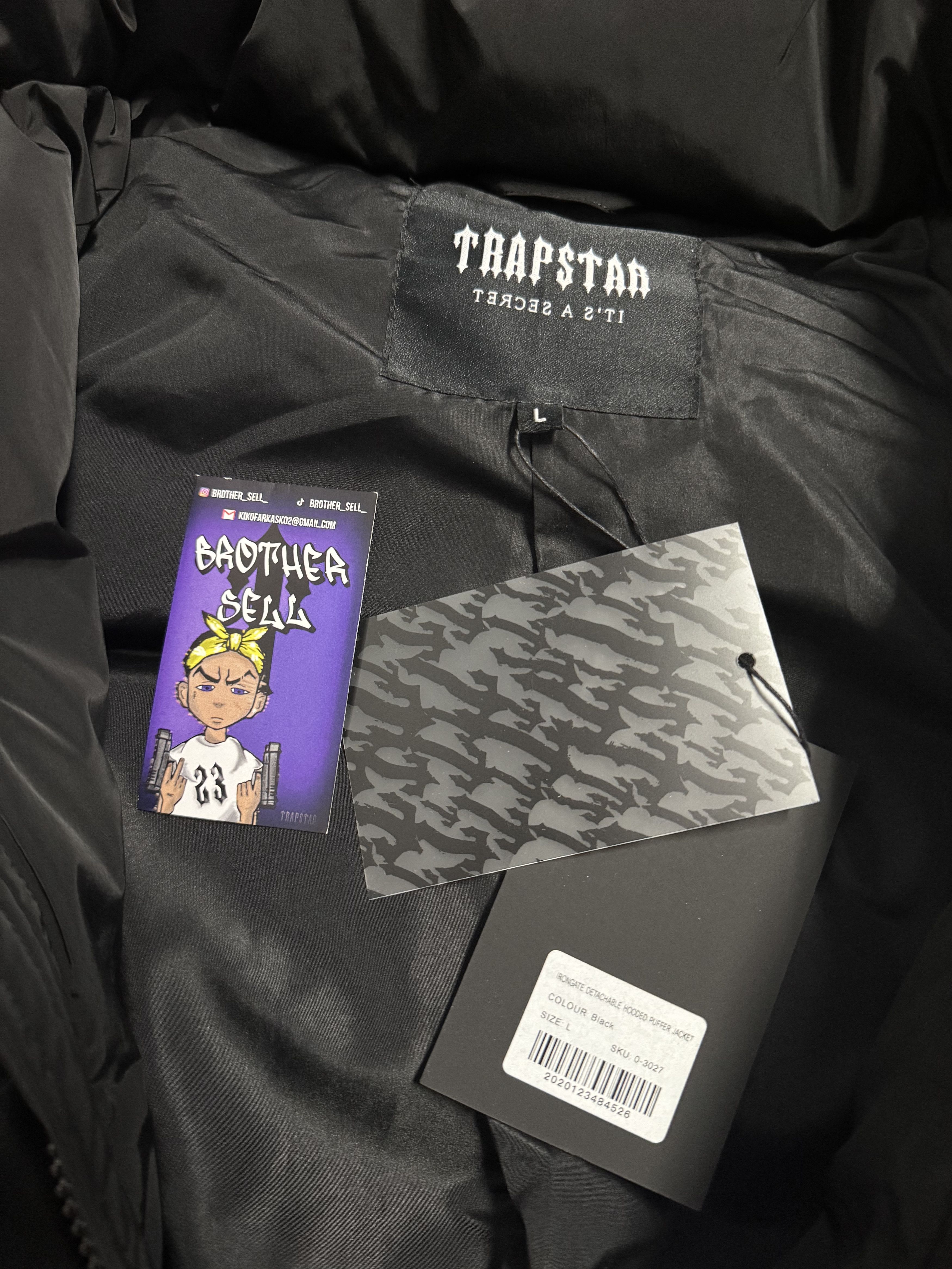 Trapstar London Trapstar Irongate Detachable Hooded Jacket - Black Size US L / EU 52-54 / 3 - 3 Thumbnail