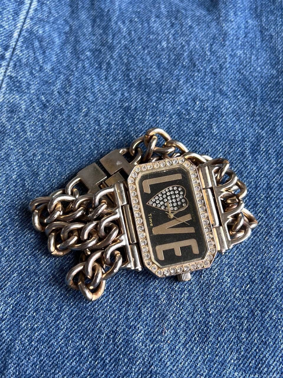 Japanese Brand × Vintage Vintage Japanese style Chain Metal futuristic Watch Bracelet Size ONE SIZE - 1 Thumbnail