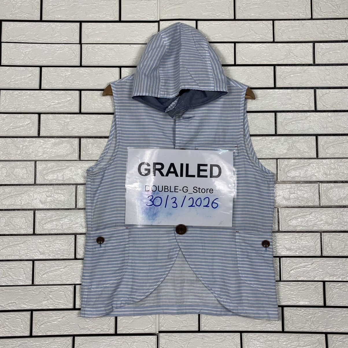 Hysteric Glamour 📌Vintage Vest Jacket Chore Beno Striped Design Size US L / EU 52-54 / 3 - 1 Thumbnail