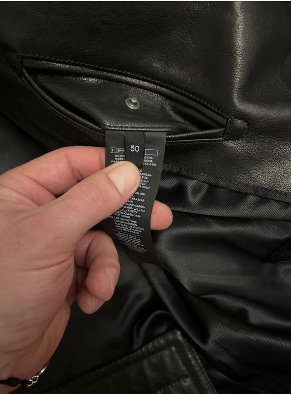 Tom Ford LEATHER BIKER BOMBER JACKET Size US M / EU 48-50 / 2 - 9 Thumbnail