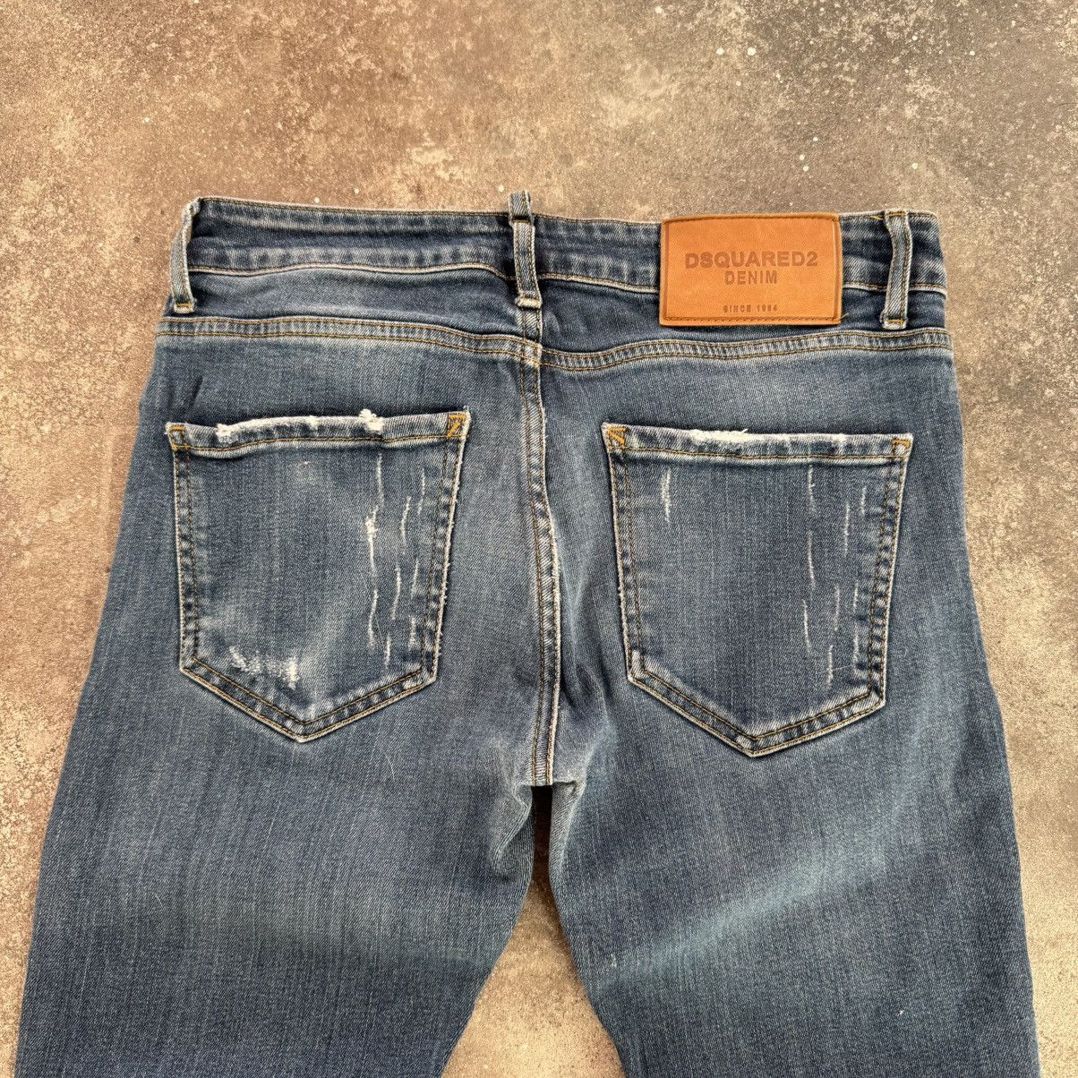 Dsquared2 × Vintage DSQUARED2 Distressed Denim Y2K Jeans Size 28" / US 6 / IT 42 - 11 Thumbnail
