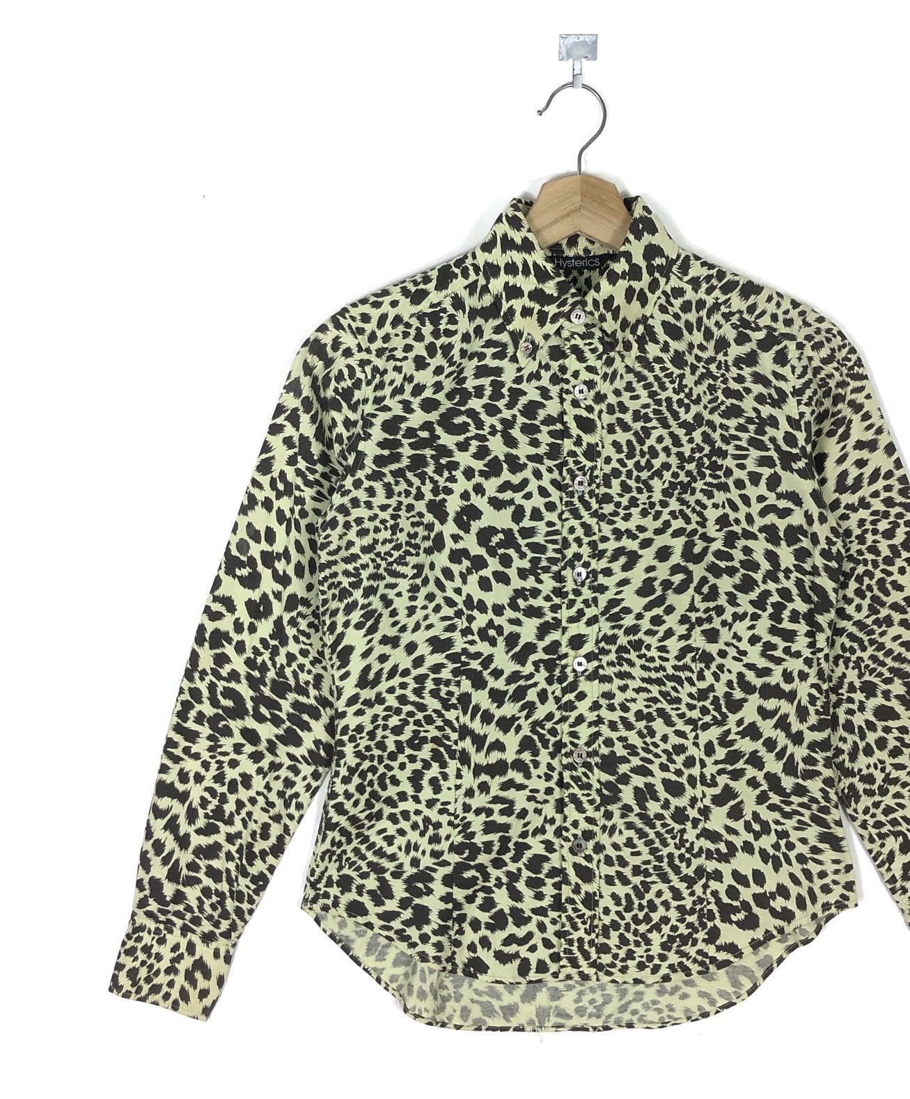 Hysteric Glamour RARE🔥VINTAGE HYSTERIC LEOPARD PRINT BUTTON UPS Size S / US 4 / IT 40 - 4 Thumbnail
