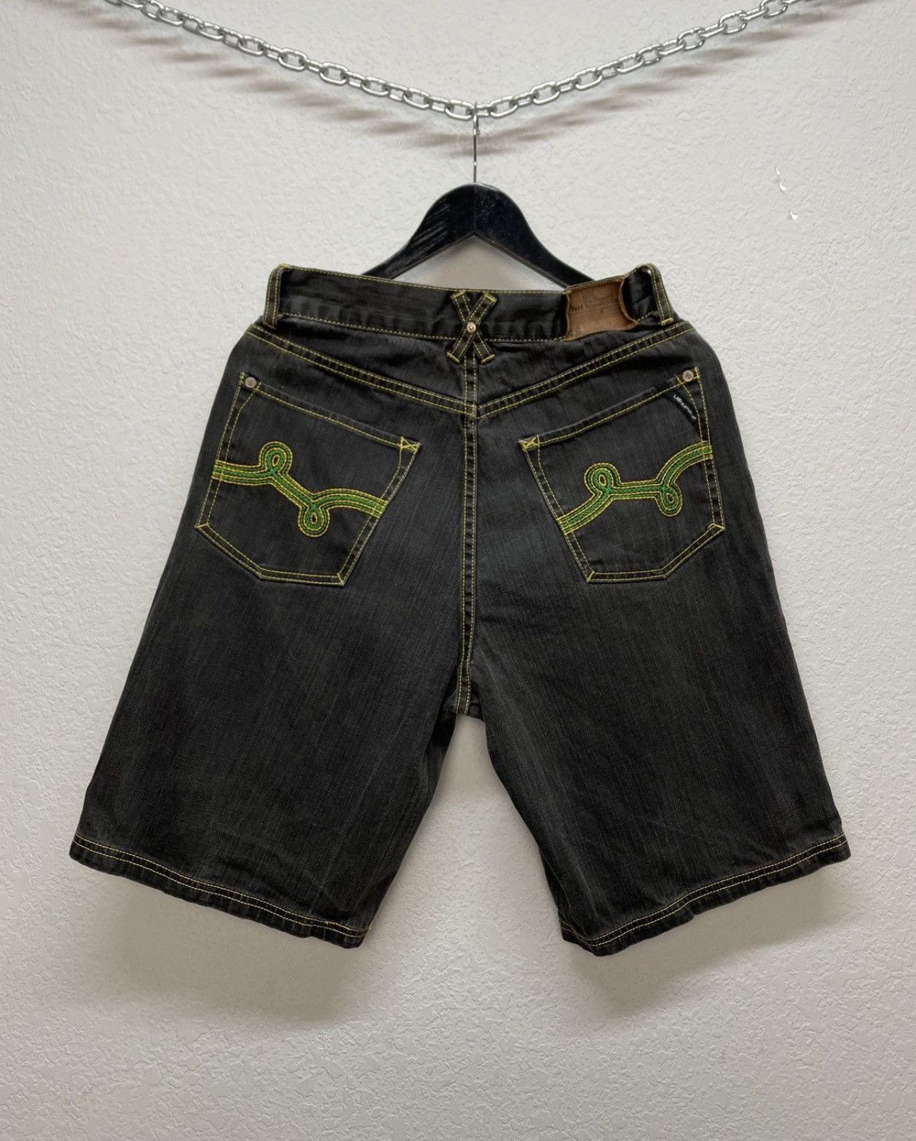 JNCO Vintage Y2K LRG Baggy Fit Japanese Distressed Shorts Pants Size US 30 / EU 46 - 2 Thumbnail