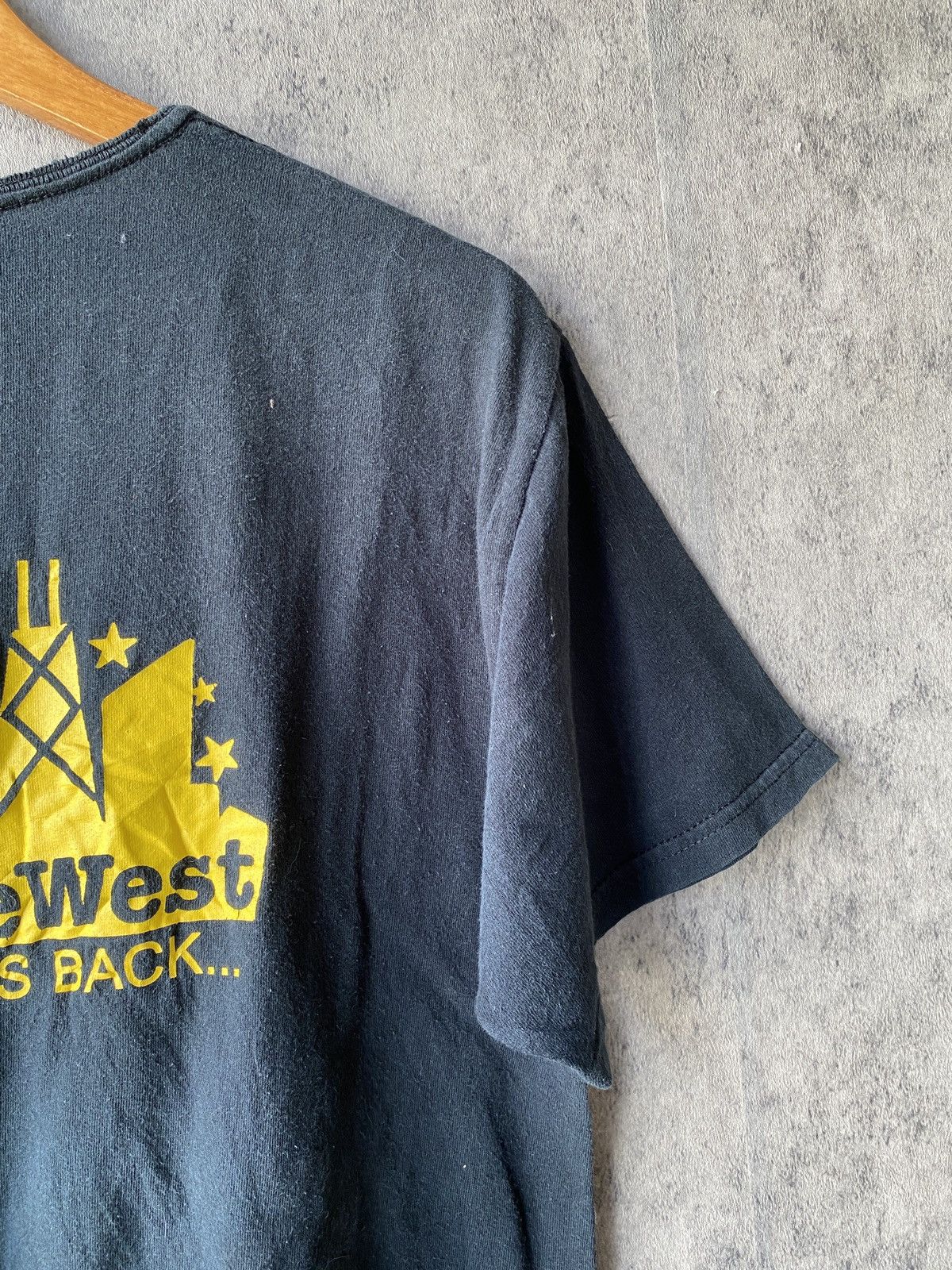 Kanye West Vintage 2004 Kanye West Dropout Faded Black T Shirt Size US M / EU 48-50 / 2 - 9 Thumbnail