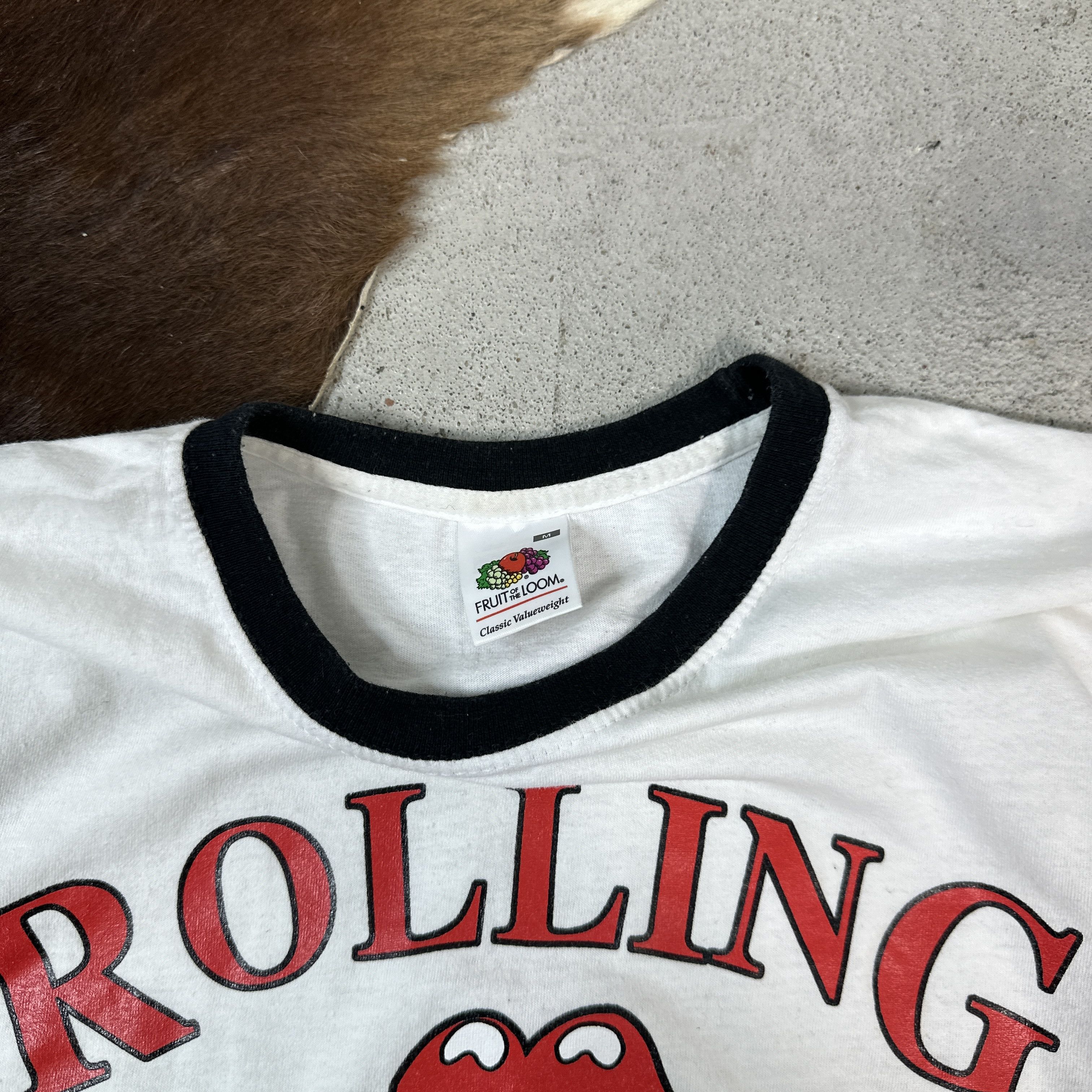 The Rolling Stones × Vintage Rolling Stones Ringer T-shirt Size US M / EU 48-50 / 2 - 3 Thumbnail