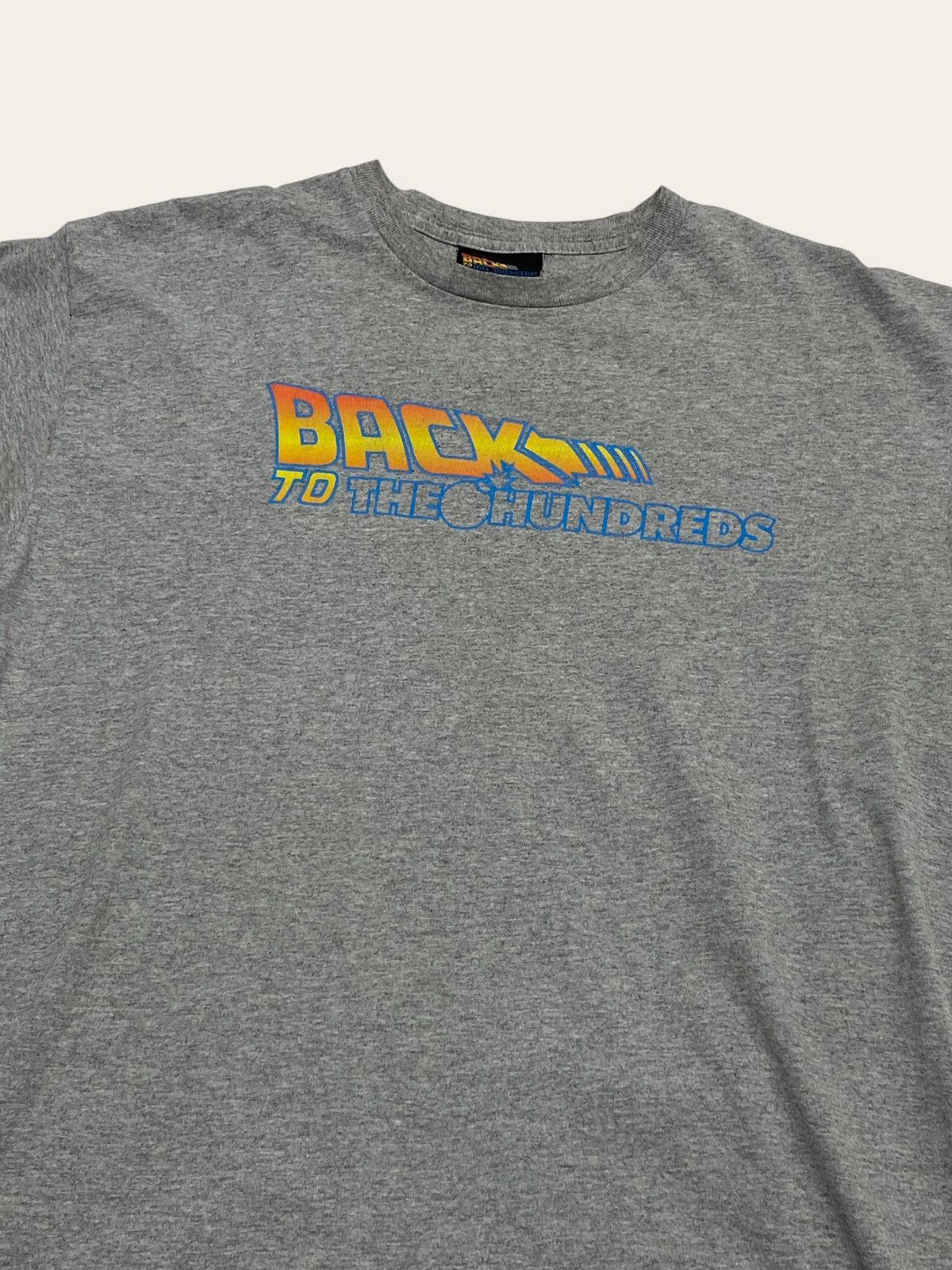 The Hundreds Vintage THE HUNDREDS X BACK TO THE FUTURE Grey Tee Shirt Y2K Size US L / EU 52-54 / 3 - 2 Thumbnail