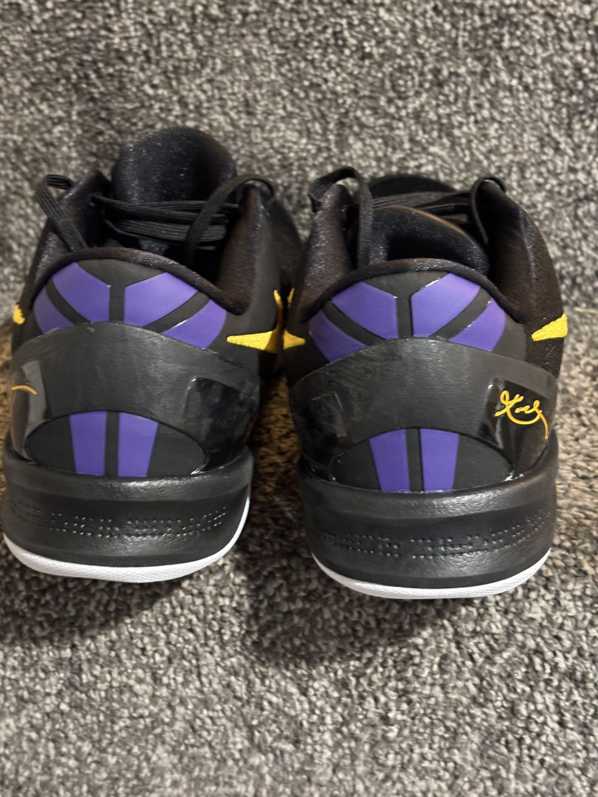 Nike Nike Kobe 8 Protro Lakers aka Hollywood Nights Size US 12 / EU 45 - 6 Thumbnail
