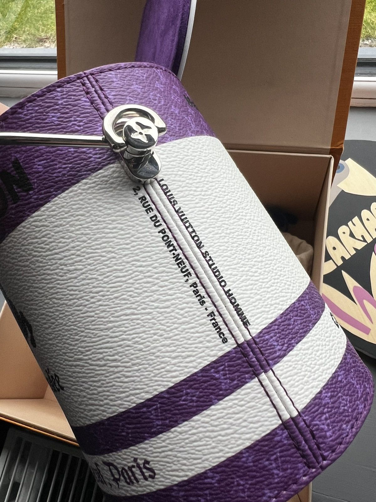 Louis Vuitton Louis Vuitton FW22 Virgil Abloh Paint Can Purple Size ONE SIZE - 19 Thumbnail