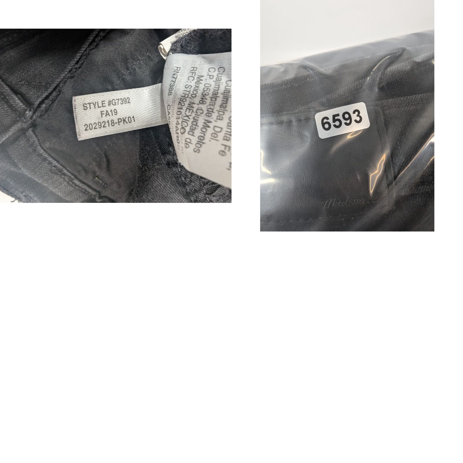 Madewell Madewell Roadtripper Skinny Jeans Bennett Black Size 28 Women's G7392 Stretch Size 28" / US 6 / IT 42 - 9 Thumbnail