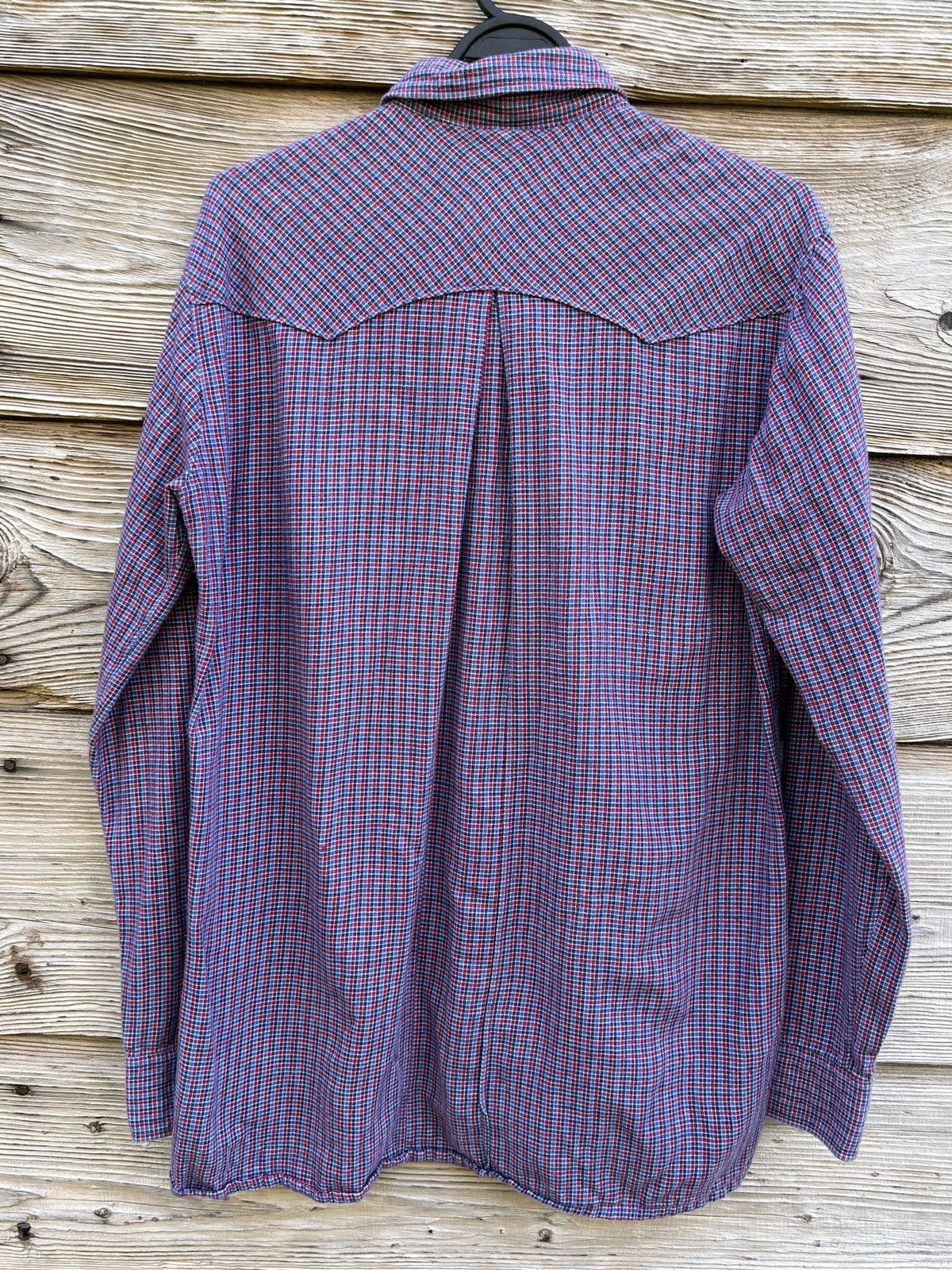 Yves Saint Laurent 80s Vintage Yves Saint Laurent Chemises Flannel Check Shirt Size US M / EU 48-50 / 2 - 5 Thumbnail