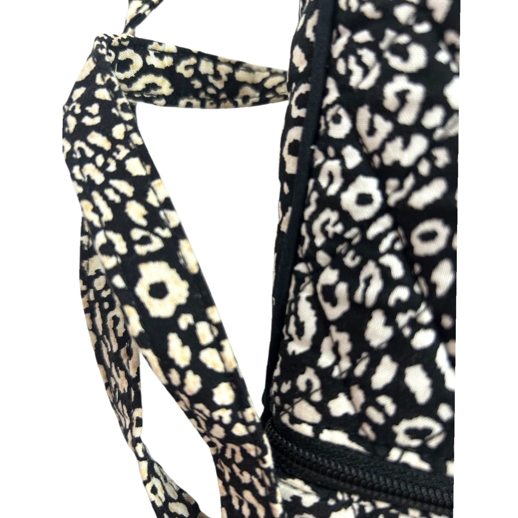 Vera Bradley Vera Bradley Camocat Hipster Bag Crossbody Black White Women Crossbody Bag Multicolor Canvas 8"h x 8"l x 1"d Strap Drop Adjustable to 27" Womens Size ONE SIZE - 7 Thumbnail