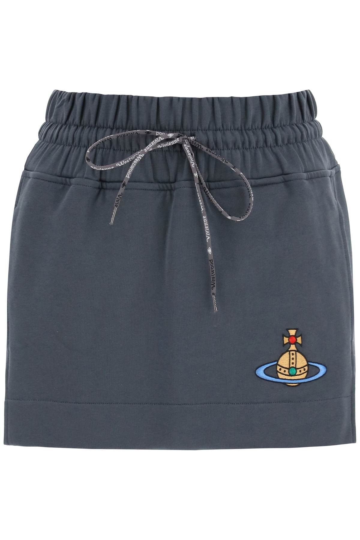image of Vivienne Westwood Boxer Mini Sk in Grigio, Women's (Size 26)