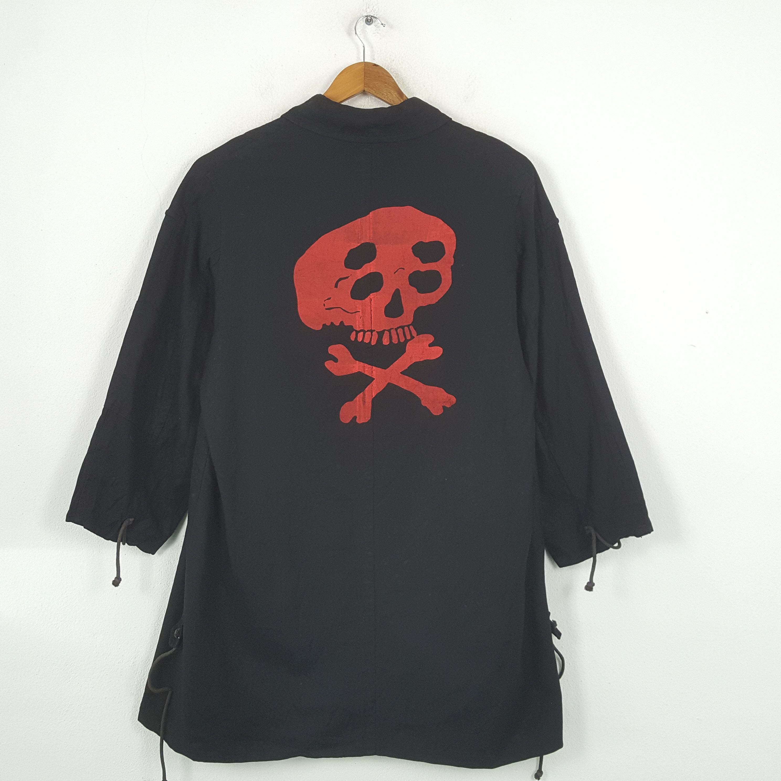 45rpm × Japanese Brand × Vintage Vintage 45 RPM Japanese Brand SKULL Jacket C288N16 Size US XL / EU 56 / 4 - 1 Thumbnail