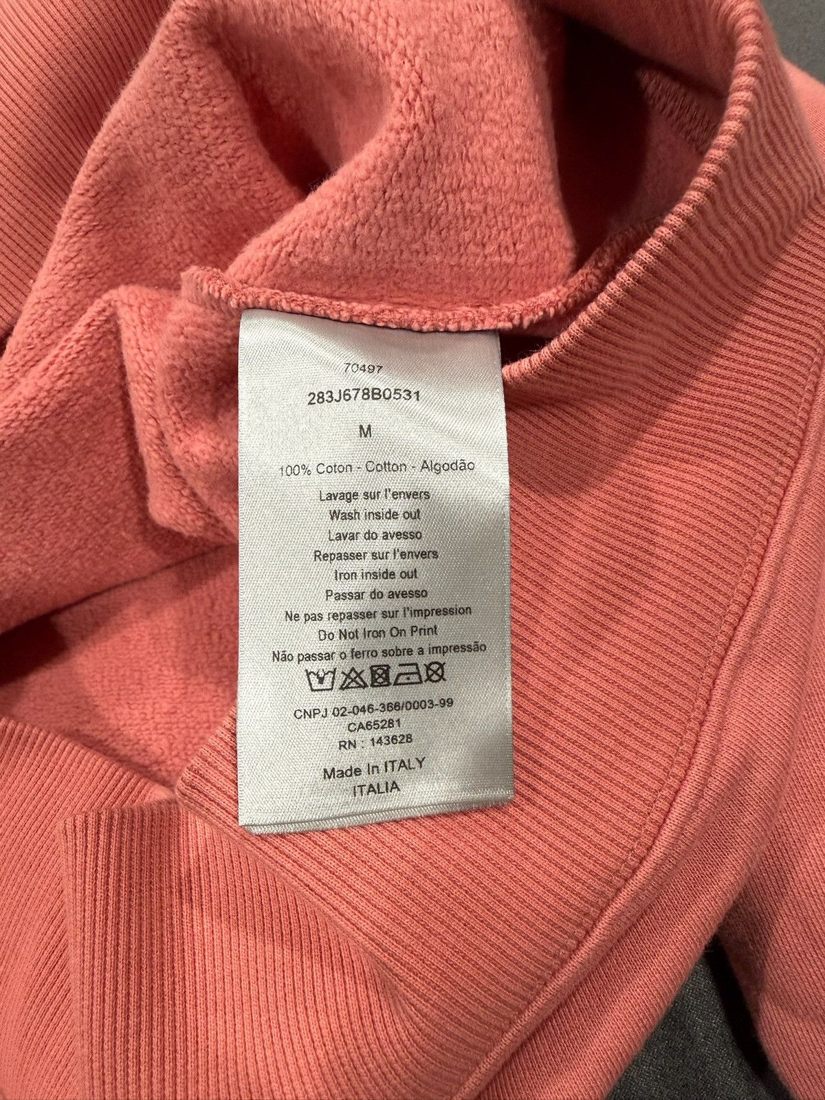 Dior Dior Cactus Jack Pink Logo Hoodie Size US M / EU 48-50 / 2 - 6 Thumbnail