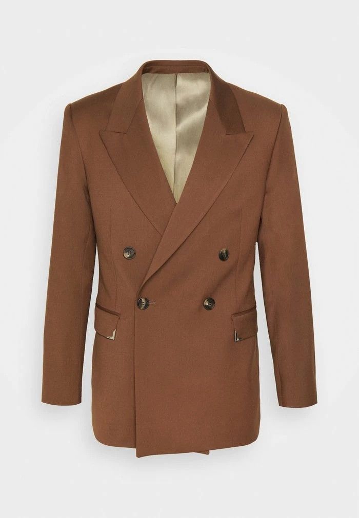 Han Kjobenhavn !DS! AW22 Han Kjobenhavn Boxy Suit Brown Suit Size 44R - 2 Thumbnail