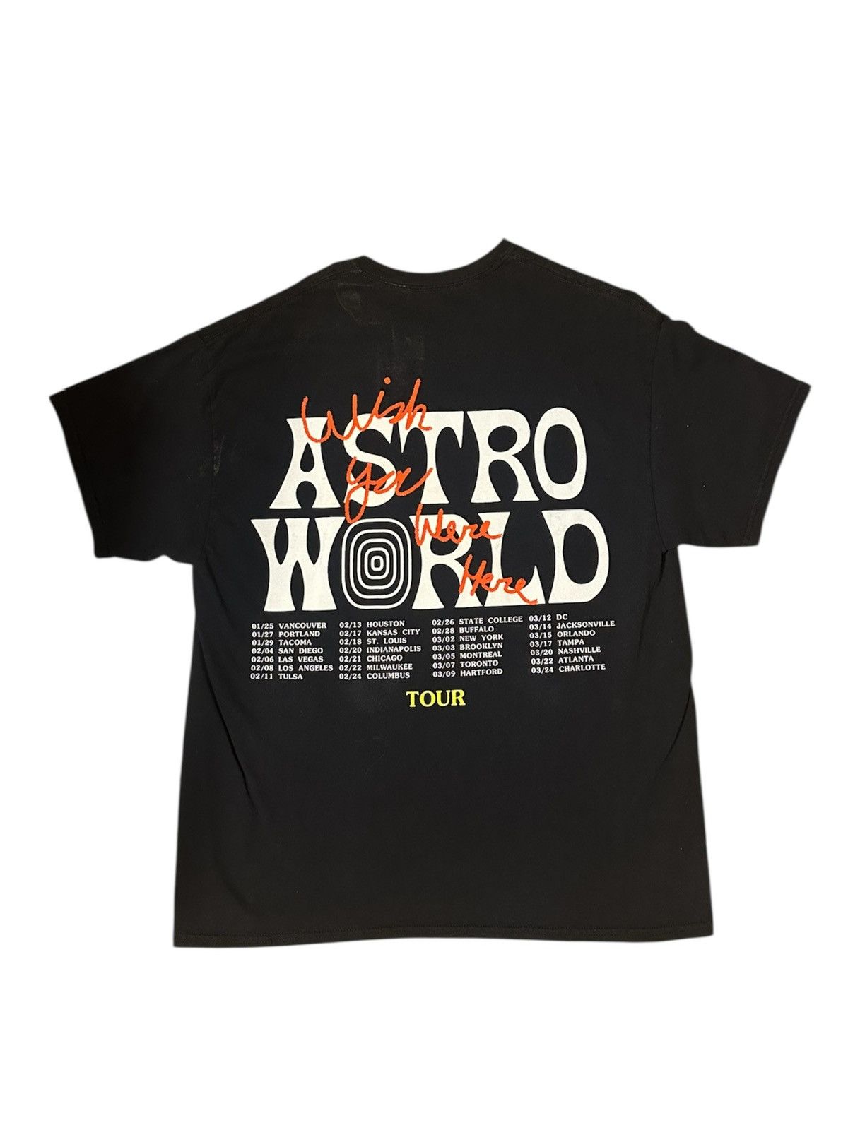 Travis Scott Astro World Tour TeeShirt Size US L / EU 52-54 / 3 - 1 Thumbnail