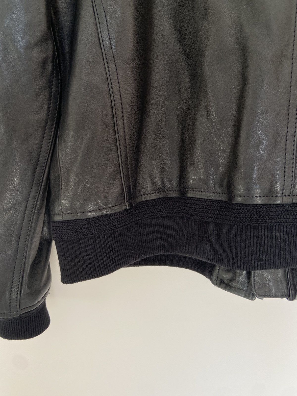 Belstaff Belstaff Leather Bomber Jacket Size US XL / EU 56 / 4 - 9 Thumbnail