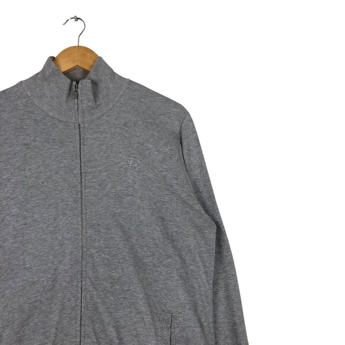 FRED × Fred Perry × Vintage Fred Perry Great Britain Rare Big Logo Sweater Jacket Medium Size US M / EU 48-50 / 2 - 6 Thumbnail