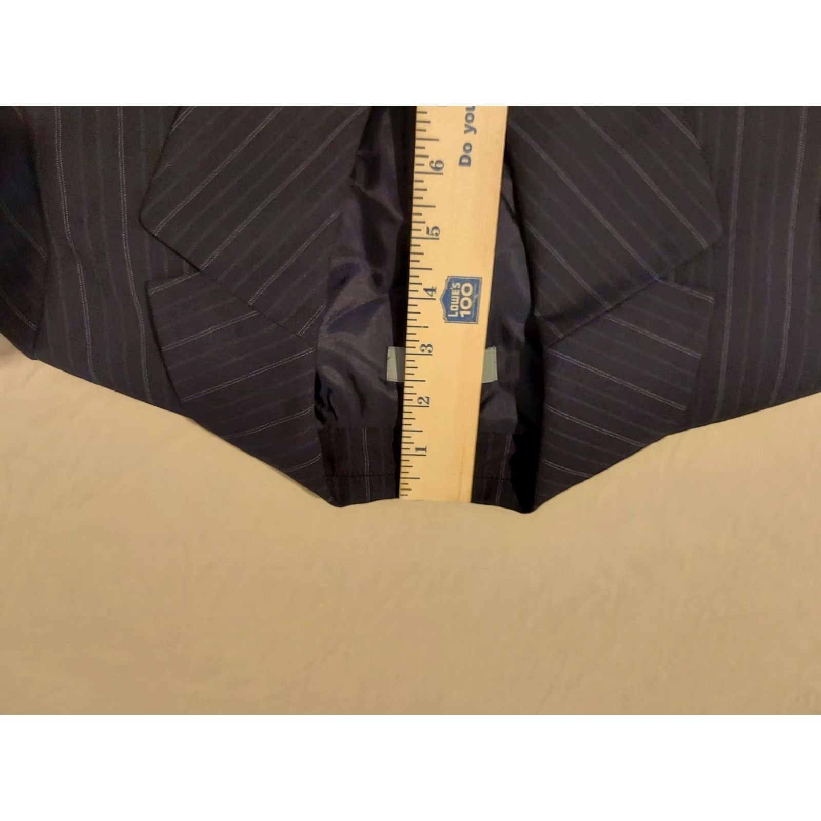Ann Taylor Womens Ann Taylor Wool Blazer 0P Petite Black Jacket Size XS / US 0-2 / IT 36-38 - 6 Thumbnail