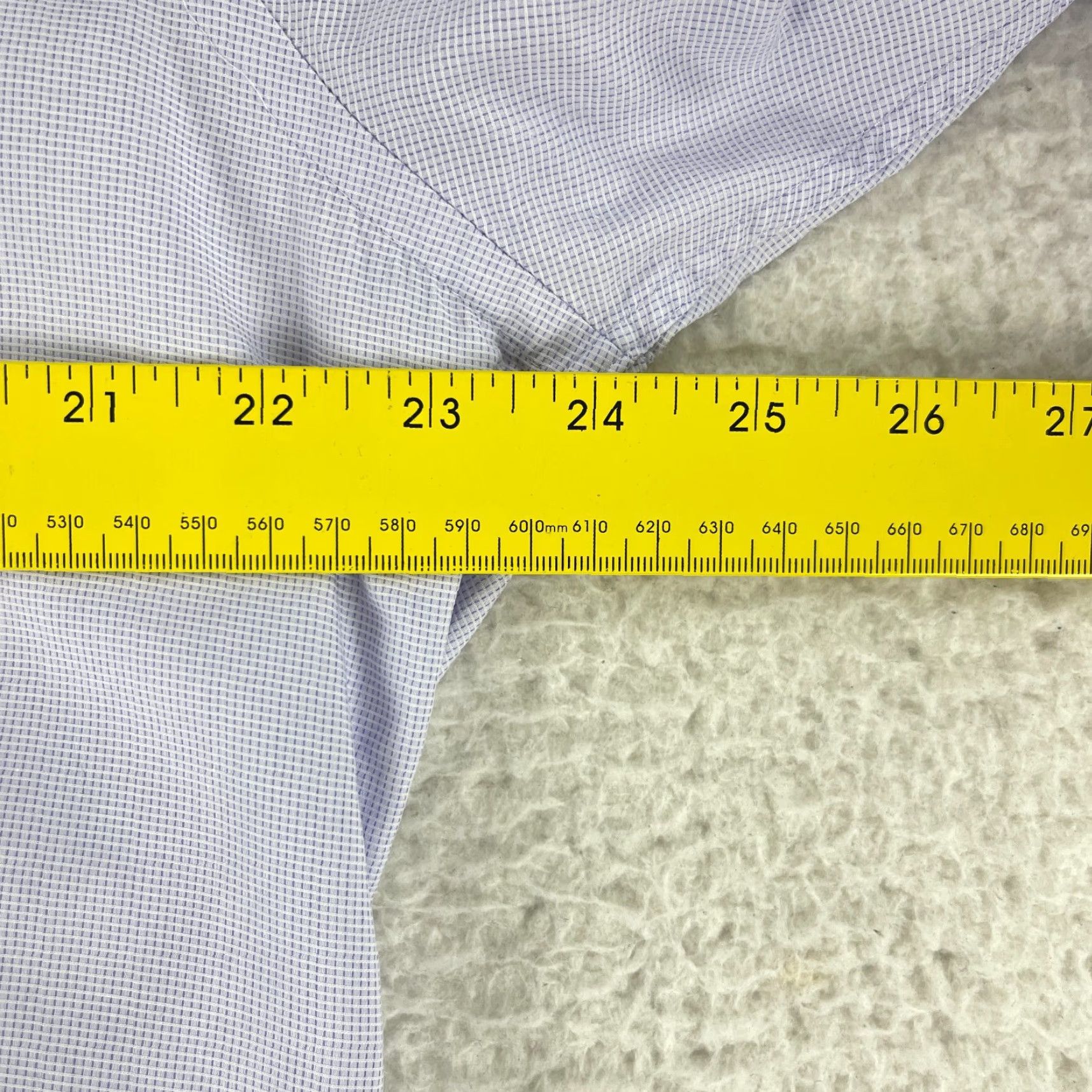 Ted Baker Ted Baker Endurance Button-Up Dress Shirt Mens XL Purple Geo Print 100% Cotton Geometric City London Preppy Shirt Size 46R - 6 Thumbnail