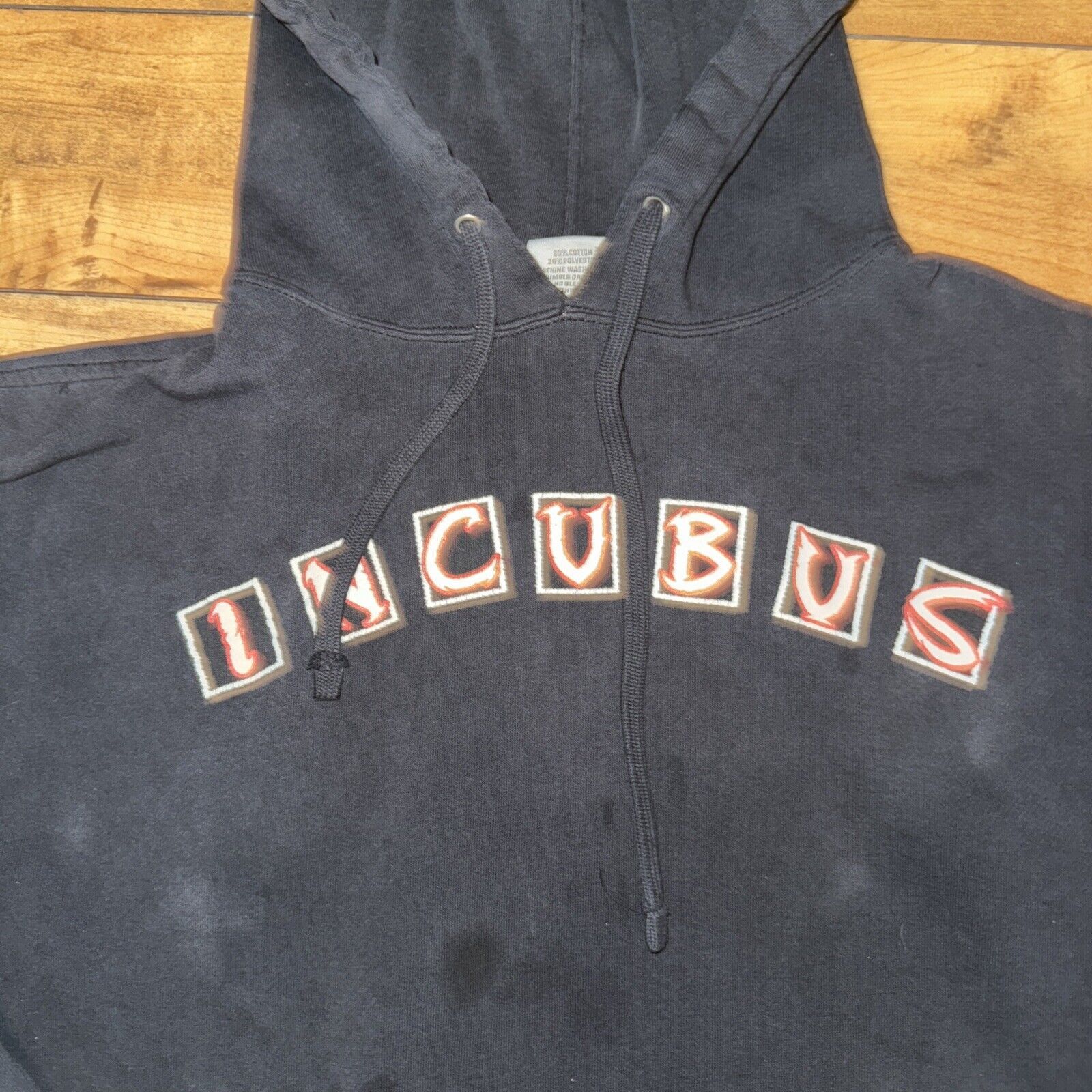 Vintage Vintage Incubus Hoodie Black XL 22x25 Distressed Size US XL / EU 56 / 4 - 3 Thumbnail